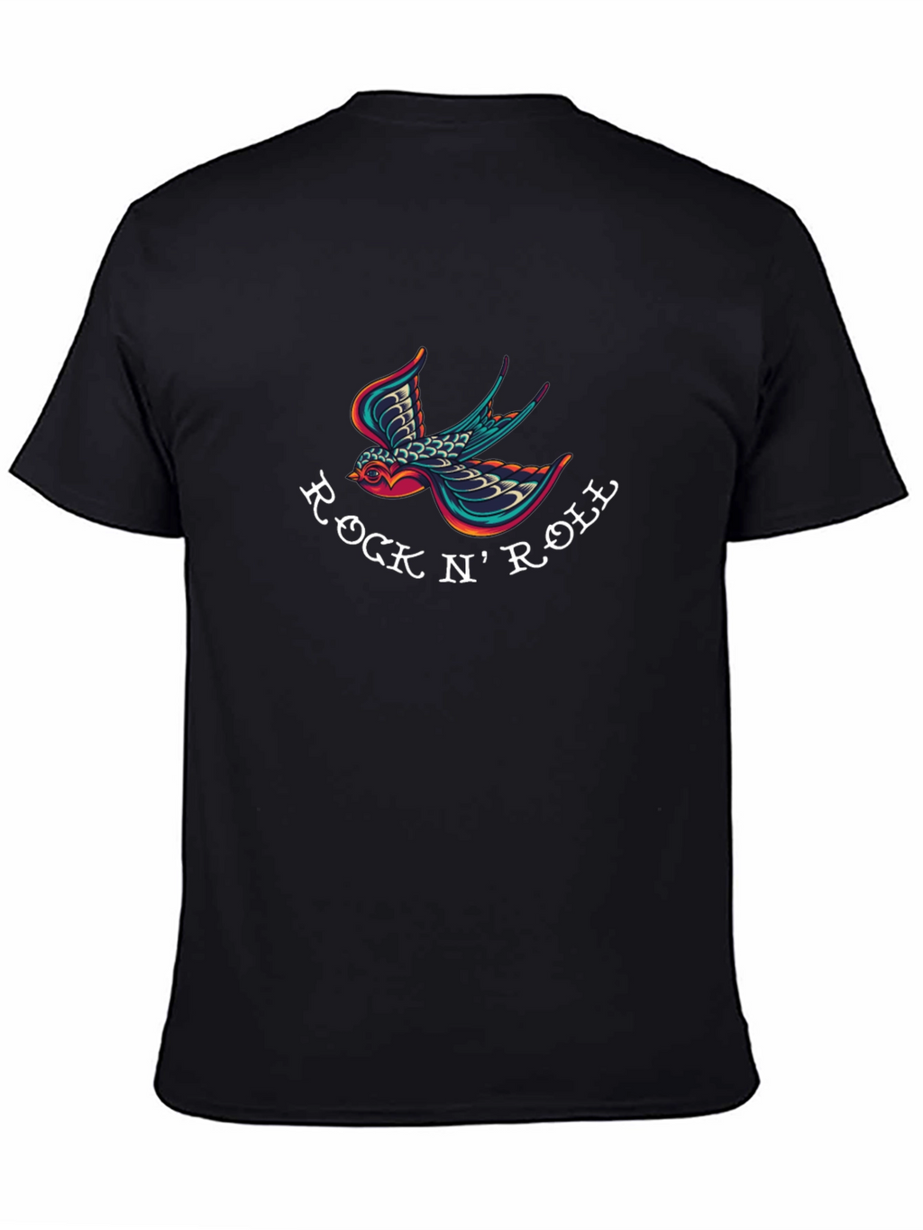 Rock N Roll Bird T-Shirt - Classic Design