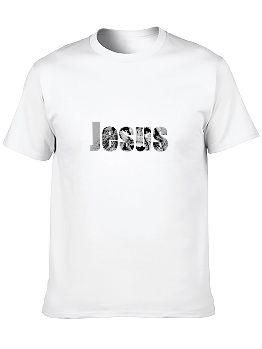 Jesus Lion Graphic Black T-Shirt