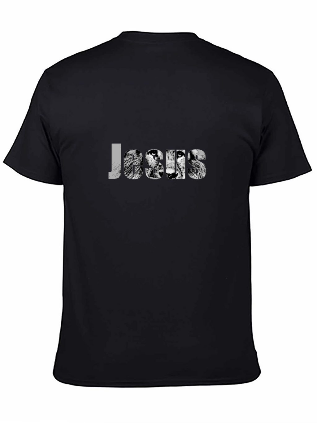 Jesus Lion Graphic Black T-Shirt