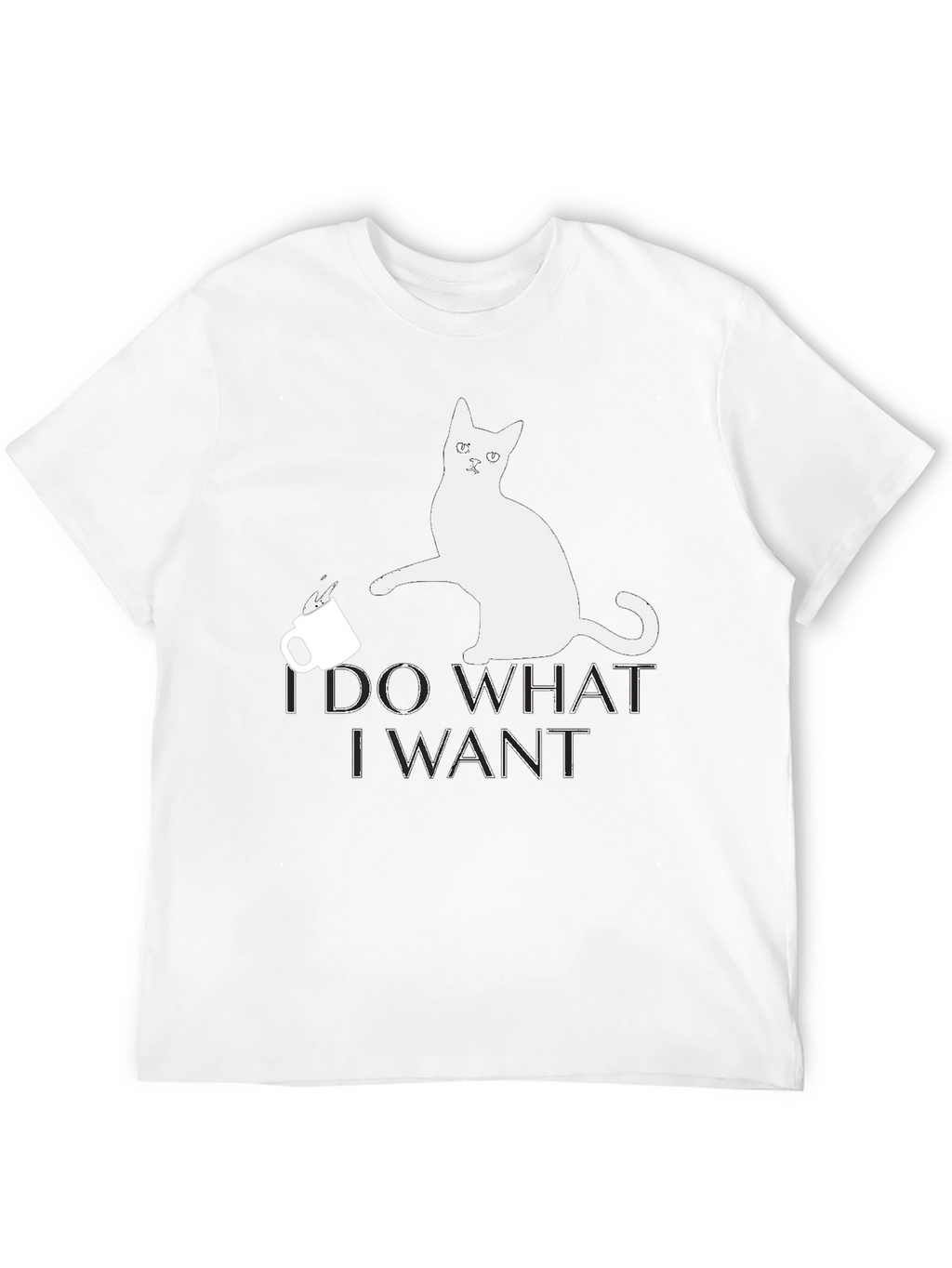 I Do What I Want Cat T-Shirt