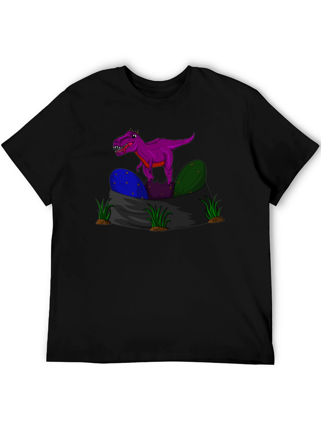 Dino Hatchling T-Shirt - Purple Rex Graphic Tee