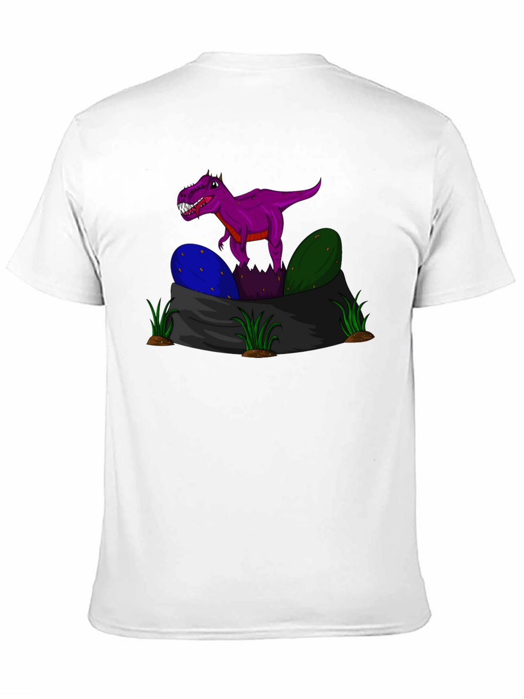 Dino Hatchling T-Shirt - Purple Rex Graphic Tee
