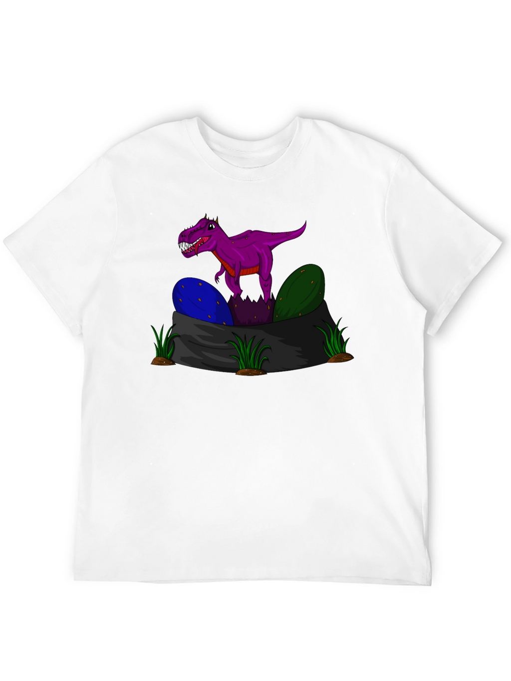Dino Hatchling T-Shirt - Purple Rex Graphic Tee