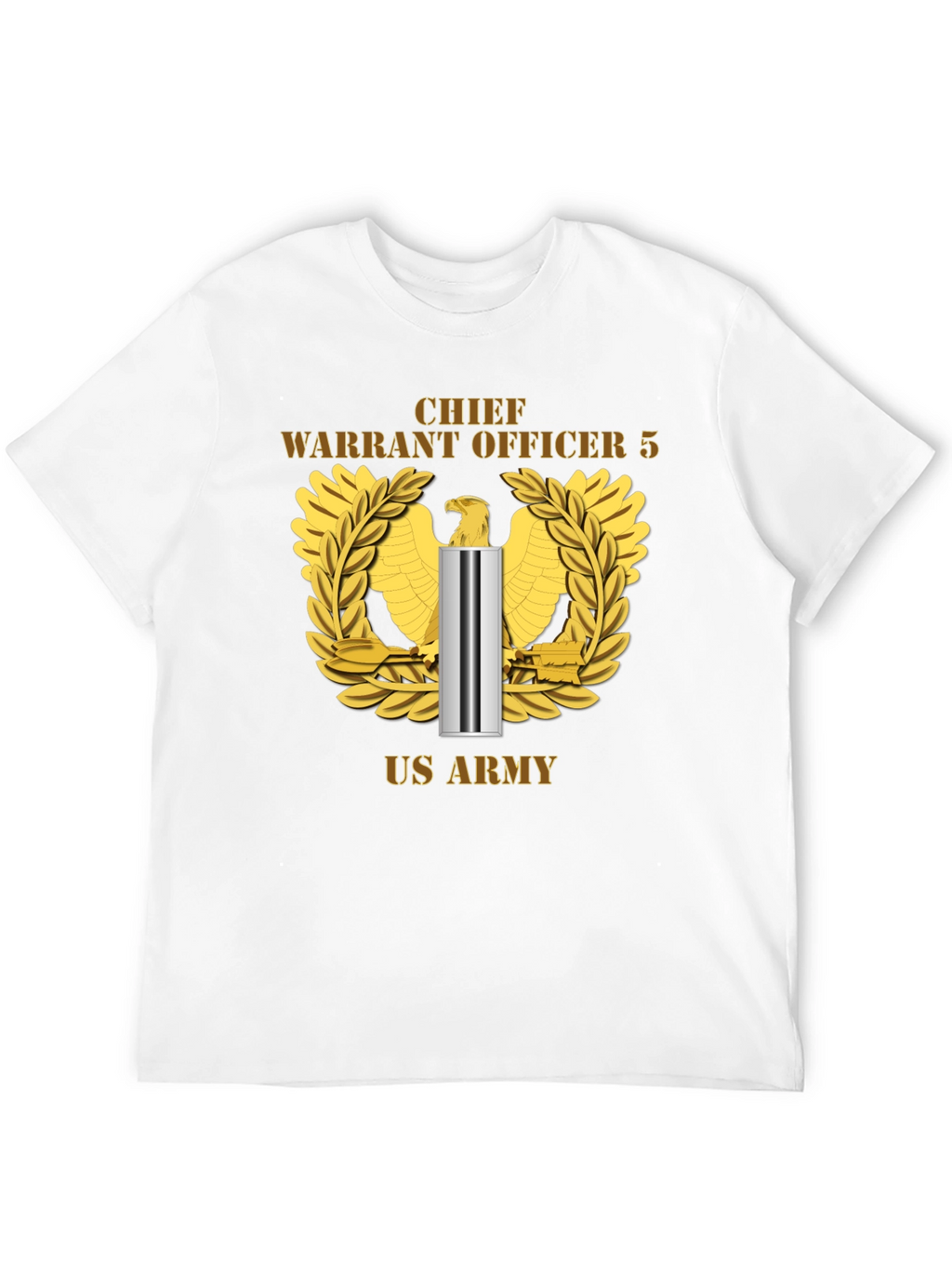 Chief Warrant Officer 5 US Army Black T-Shirt