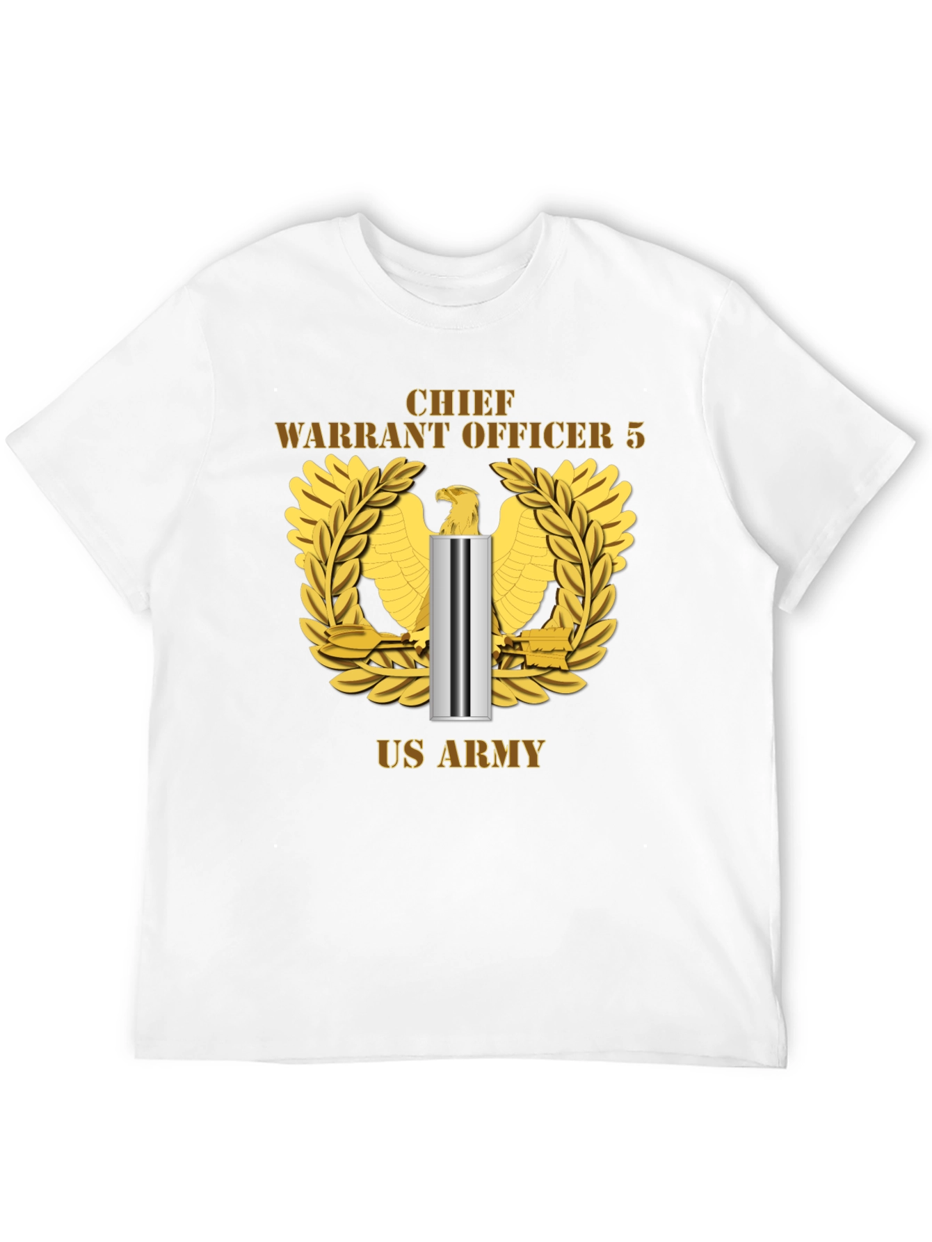 Chief Warrant Officer 5 US Army Black T-Shirt