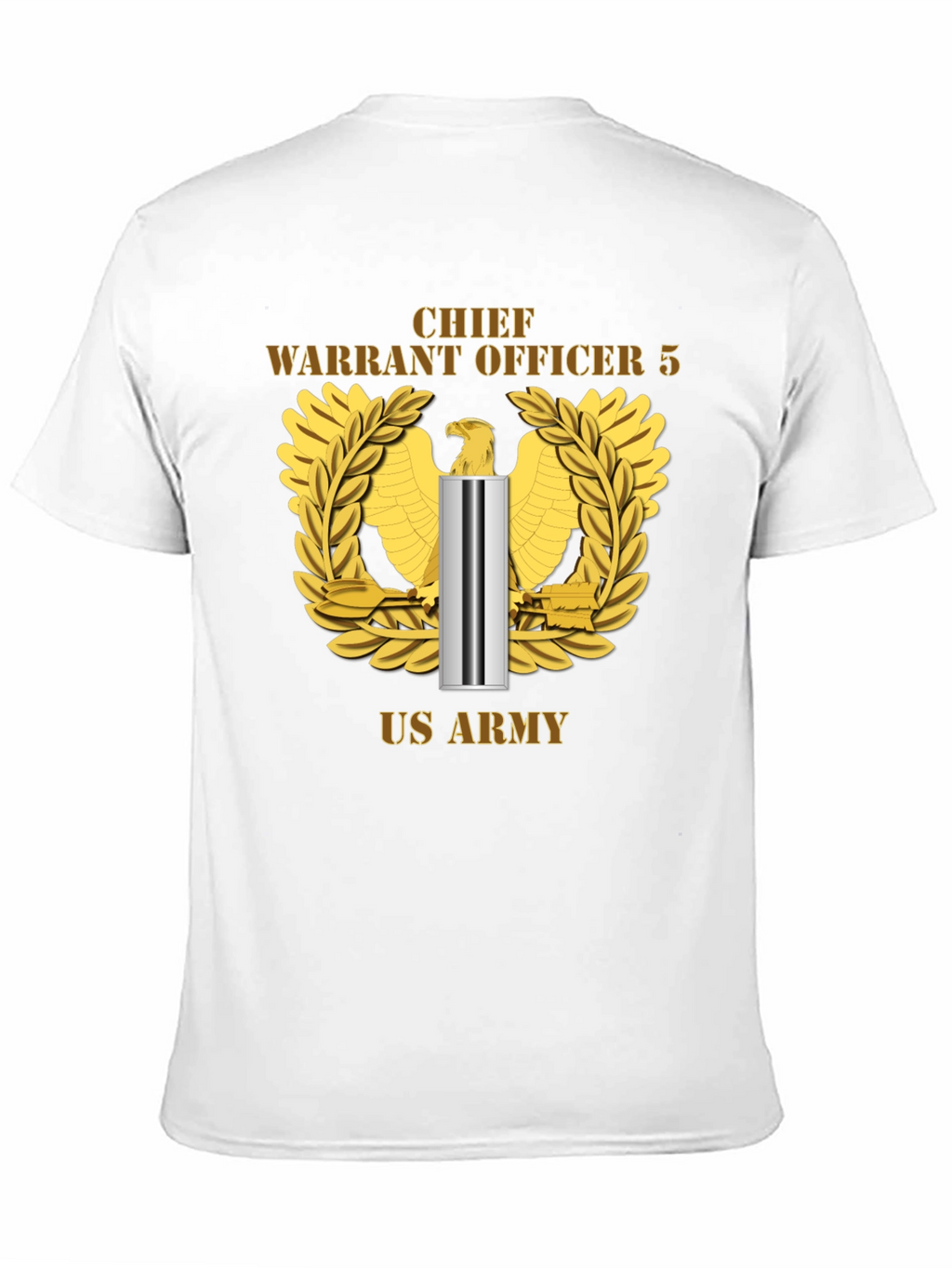 Chief Warrant Officer 5 US Army Black T-Shirt