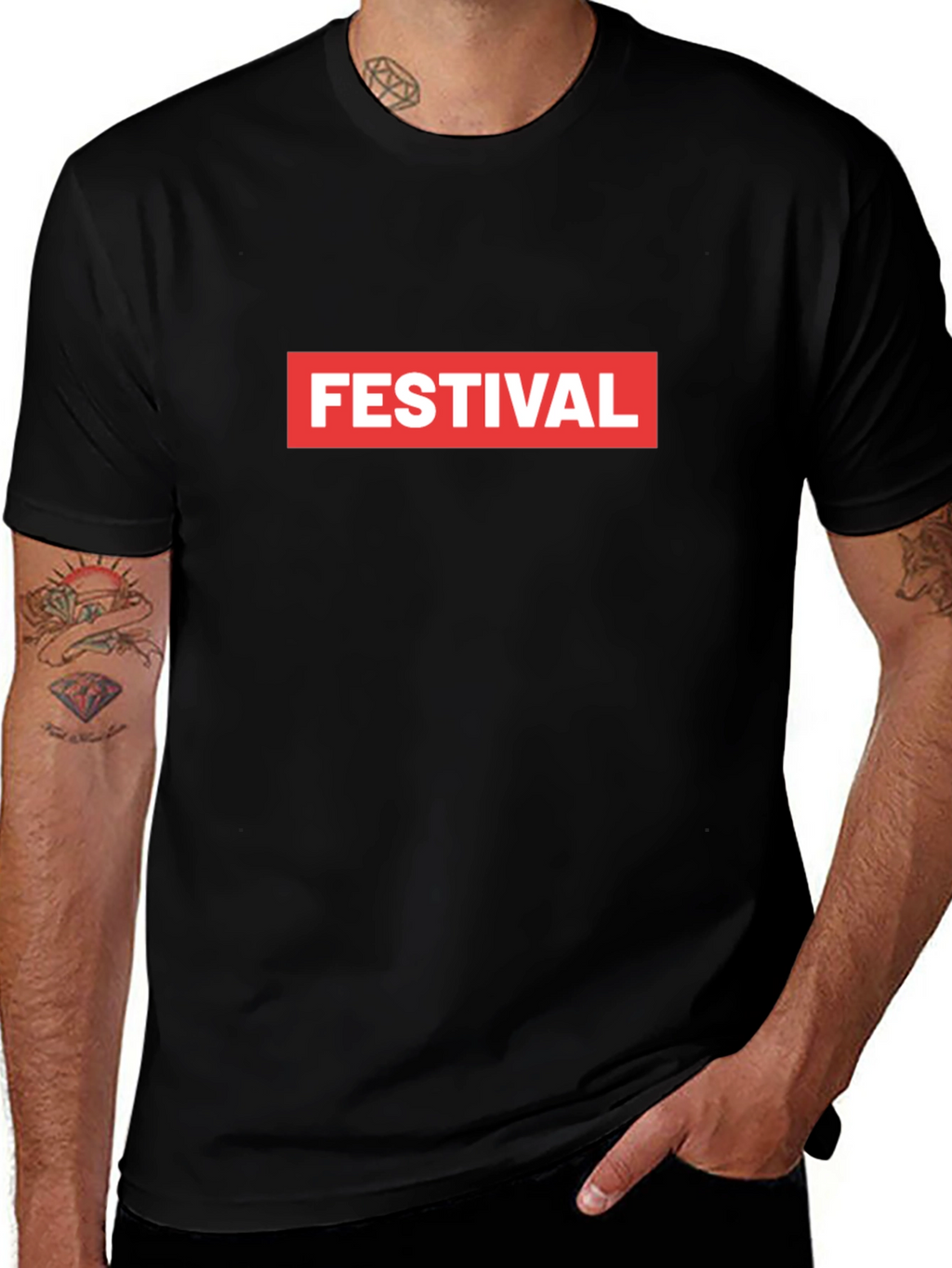 Festival Graphic Tee - Bold Statement T-Shirt