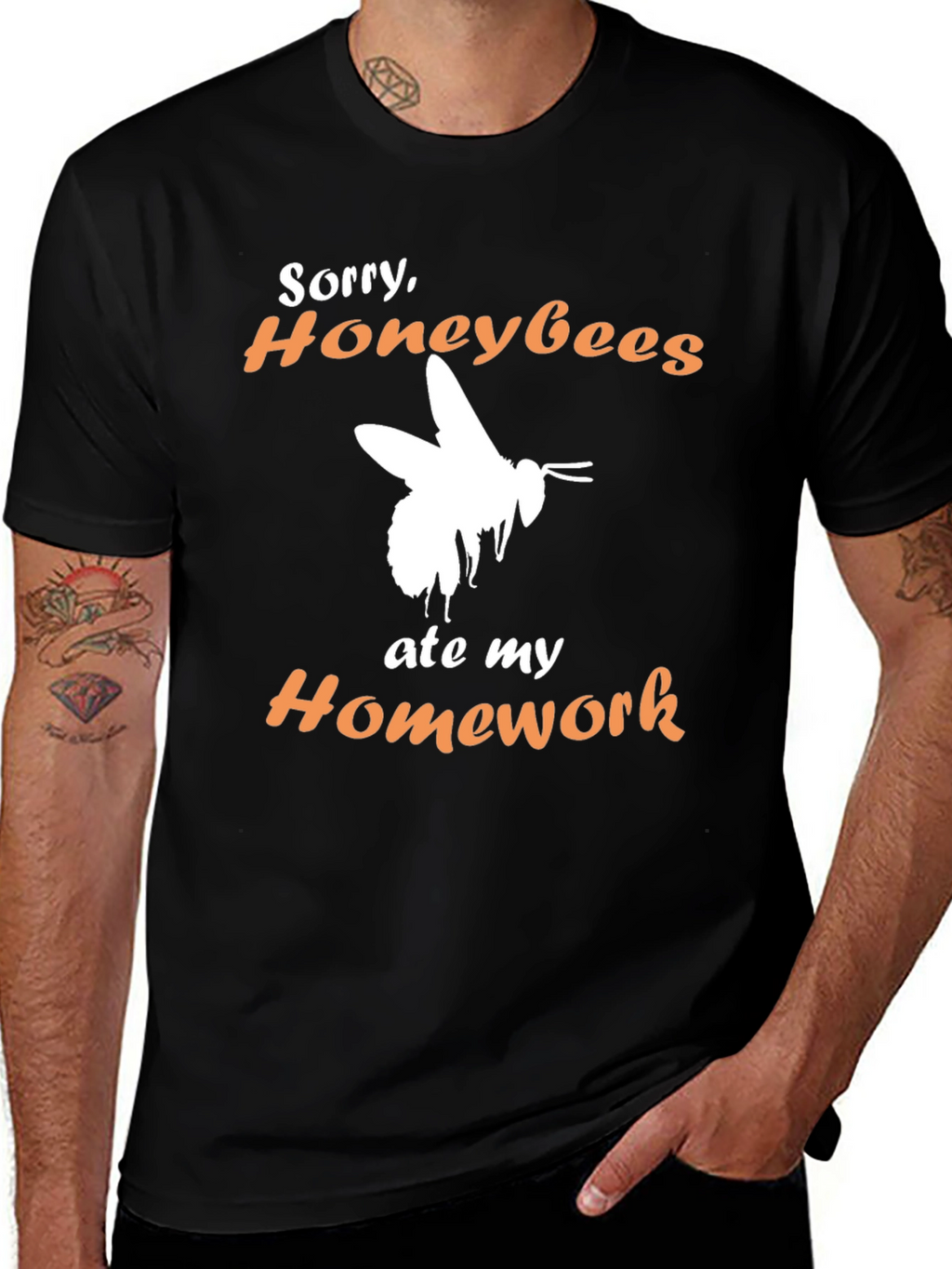 Honeybees Ate My Homework - Funny T-Shirt