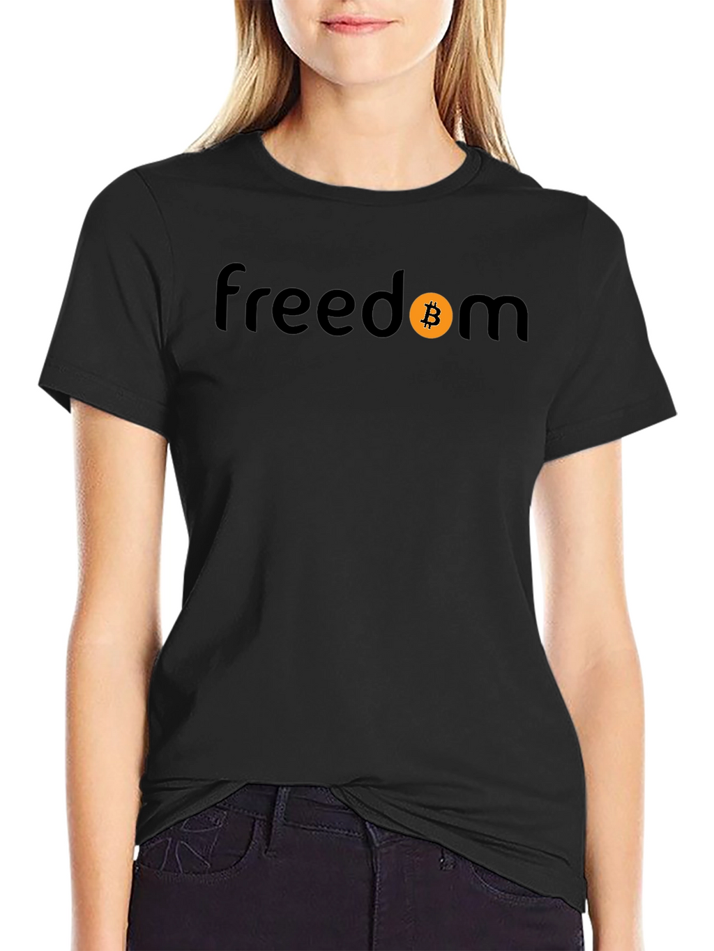 Bitcoin Freedom Black T-Shirt