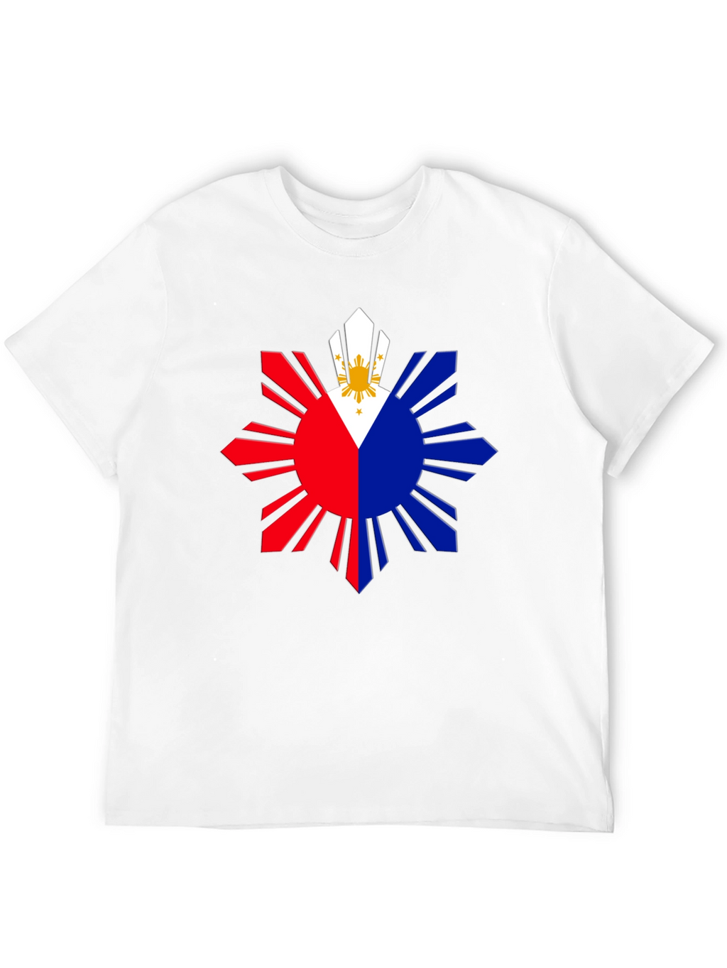 Philippines Flag Sun T-Shirt - Filipino Pride Tee