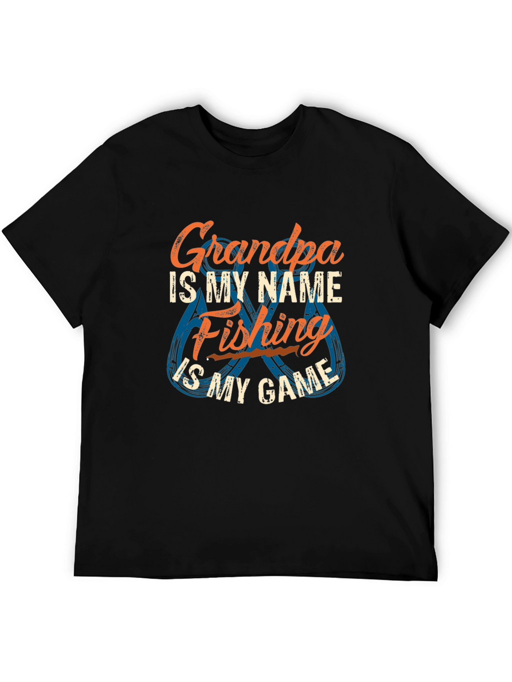 Grandpa Fishing T-Shirt - Name is My Game