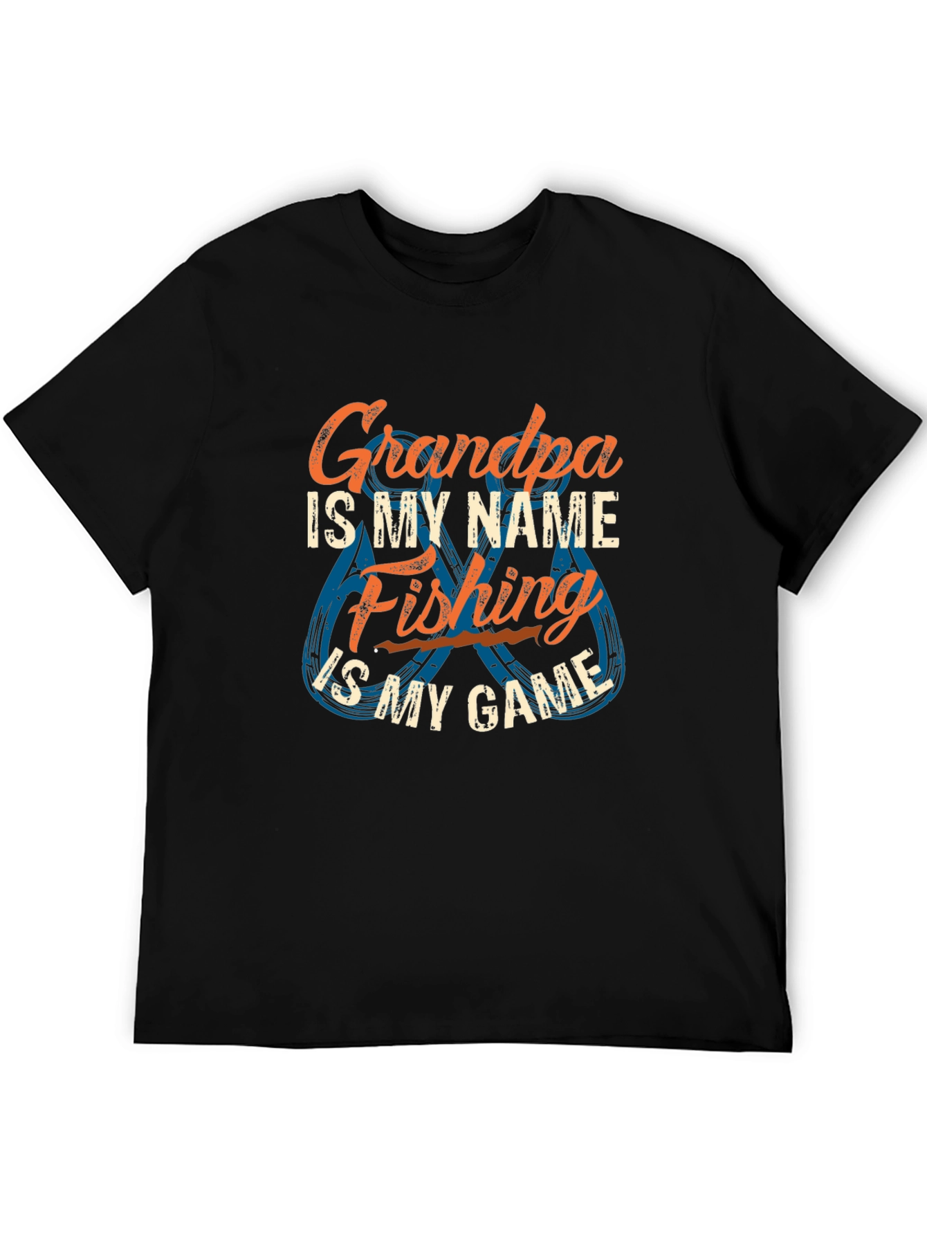 Grandpa Fishing T-Shirt - Name is My Game