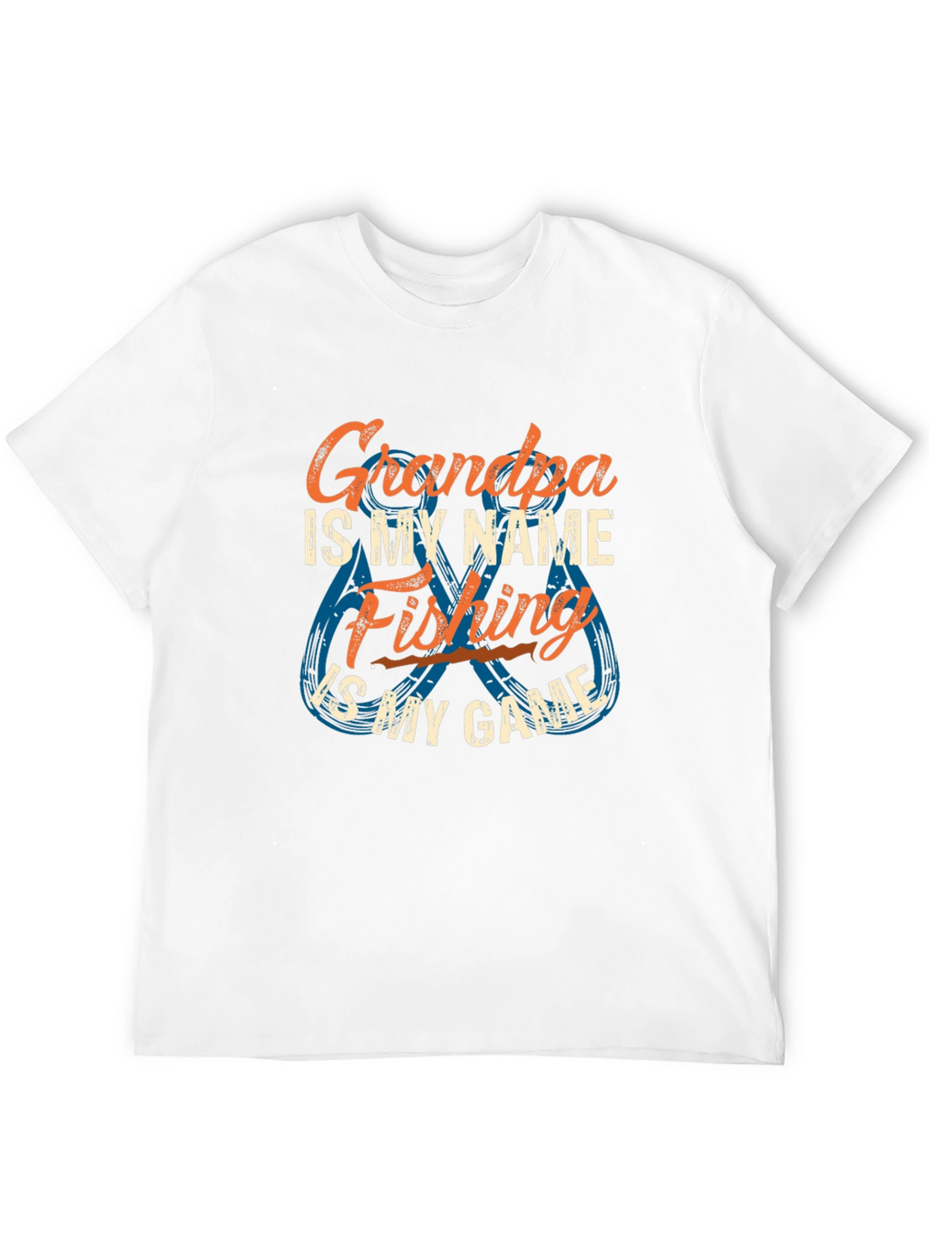 Grandpa Fishing T-Shirt - Name is My Game
