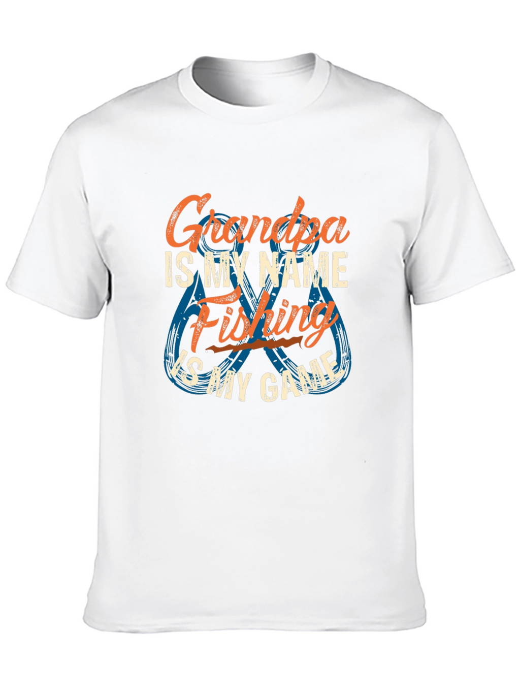 Grandpa Fishing T-Shirt - Name is My Game