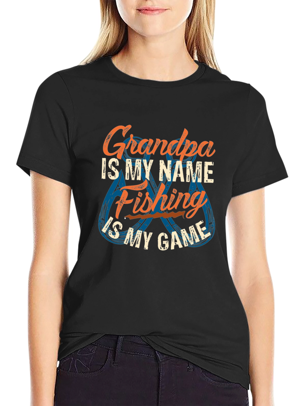 Grandpa Fishing T-Shirt - Name is My Game