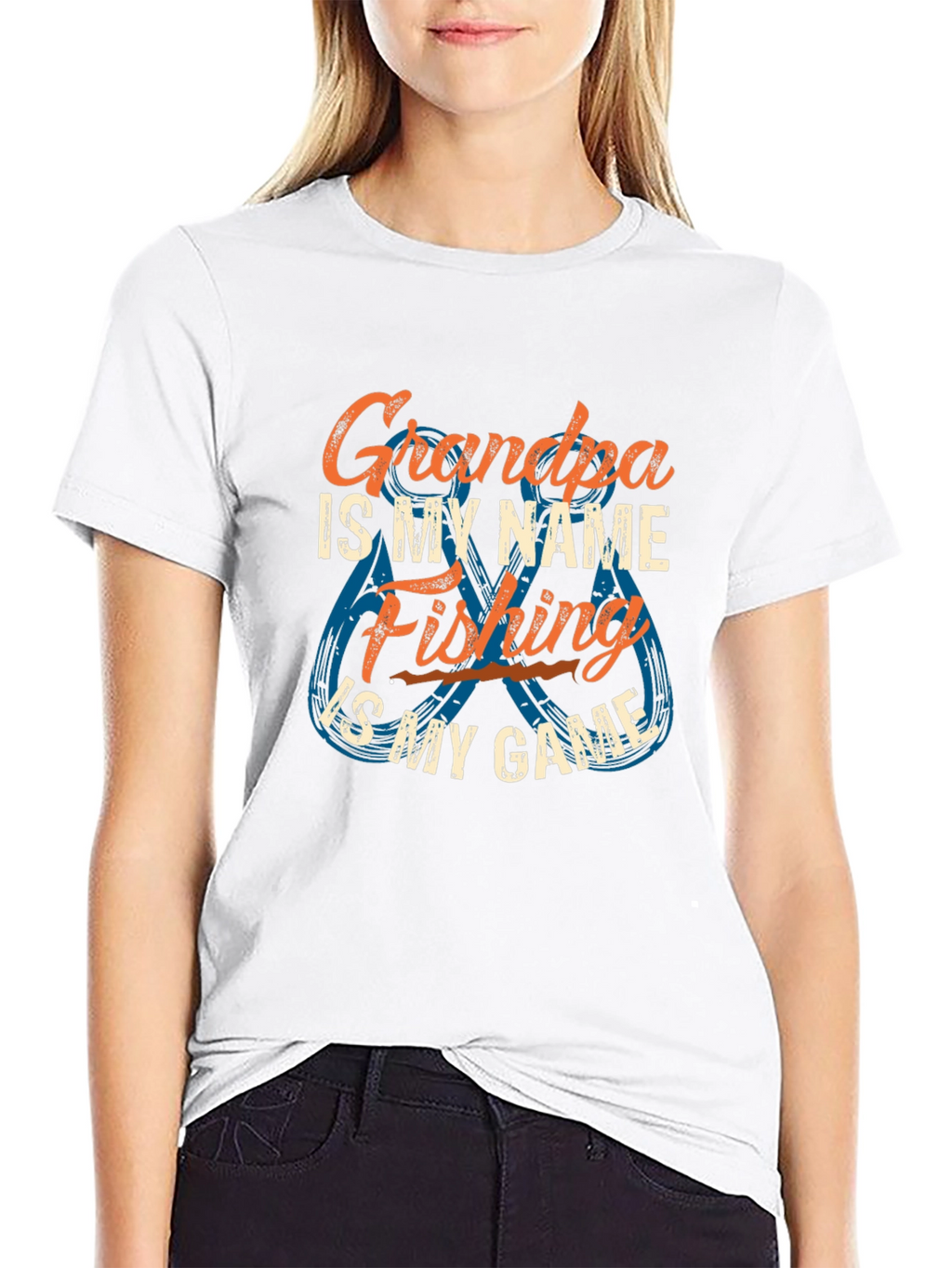 Grandpa Fishing T-Shirt - Name is My Game
