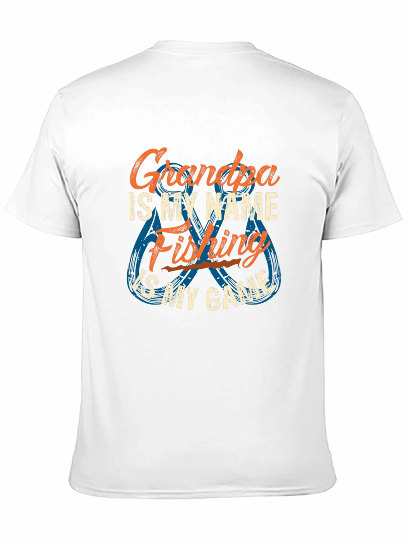 Grandpa Fishing T-Shirt - Name is My Game