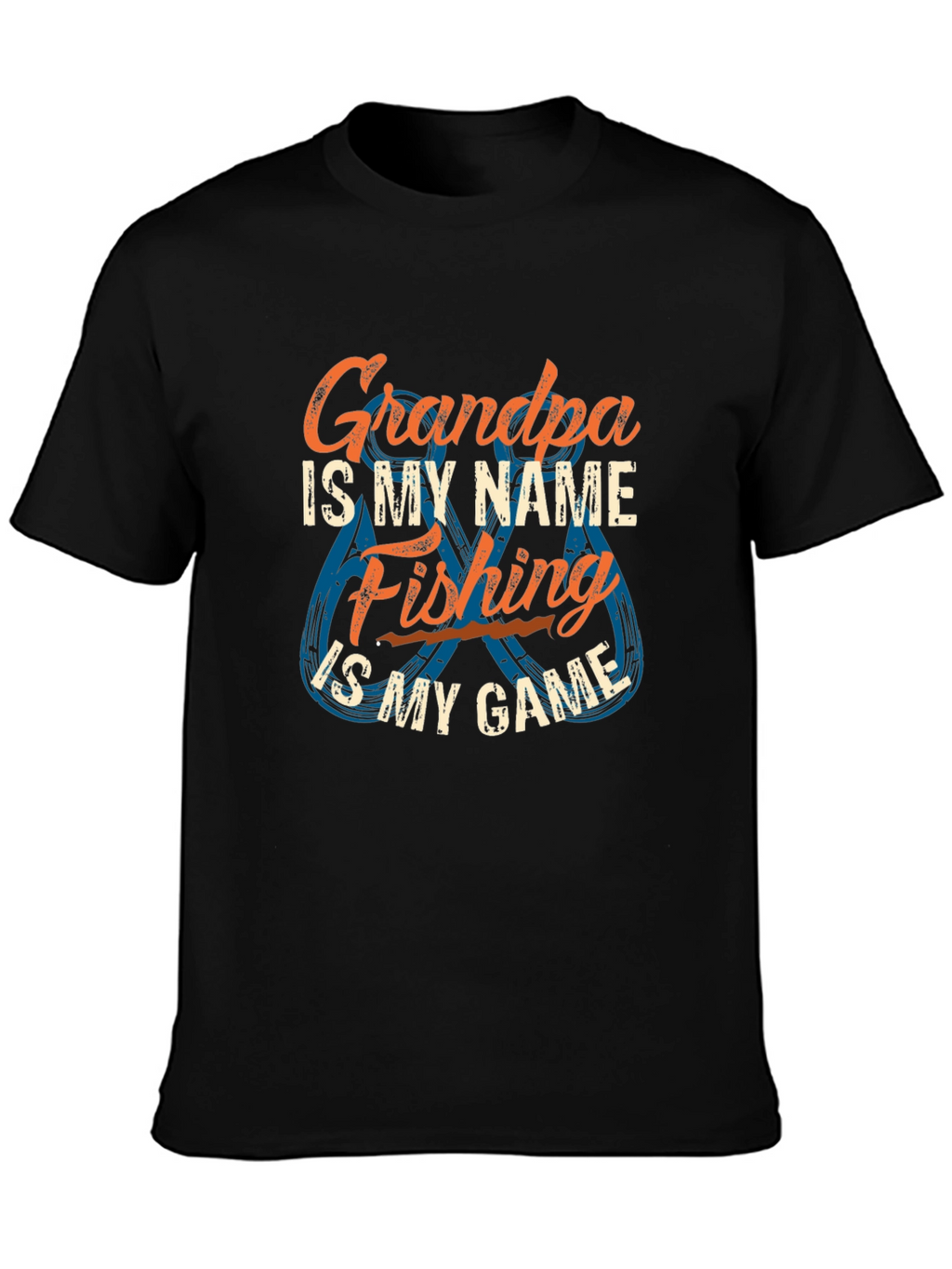 Grandpa Fishing T-Shirt - Name is My Game
