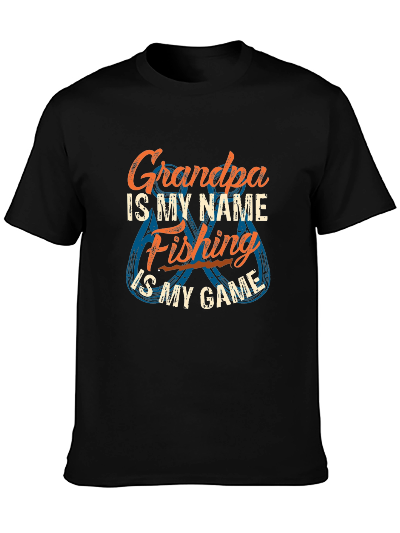 Grandpa Fishing T-Shirt - Name is My Game