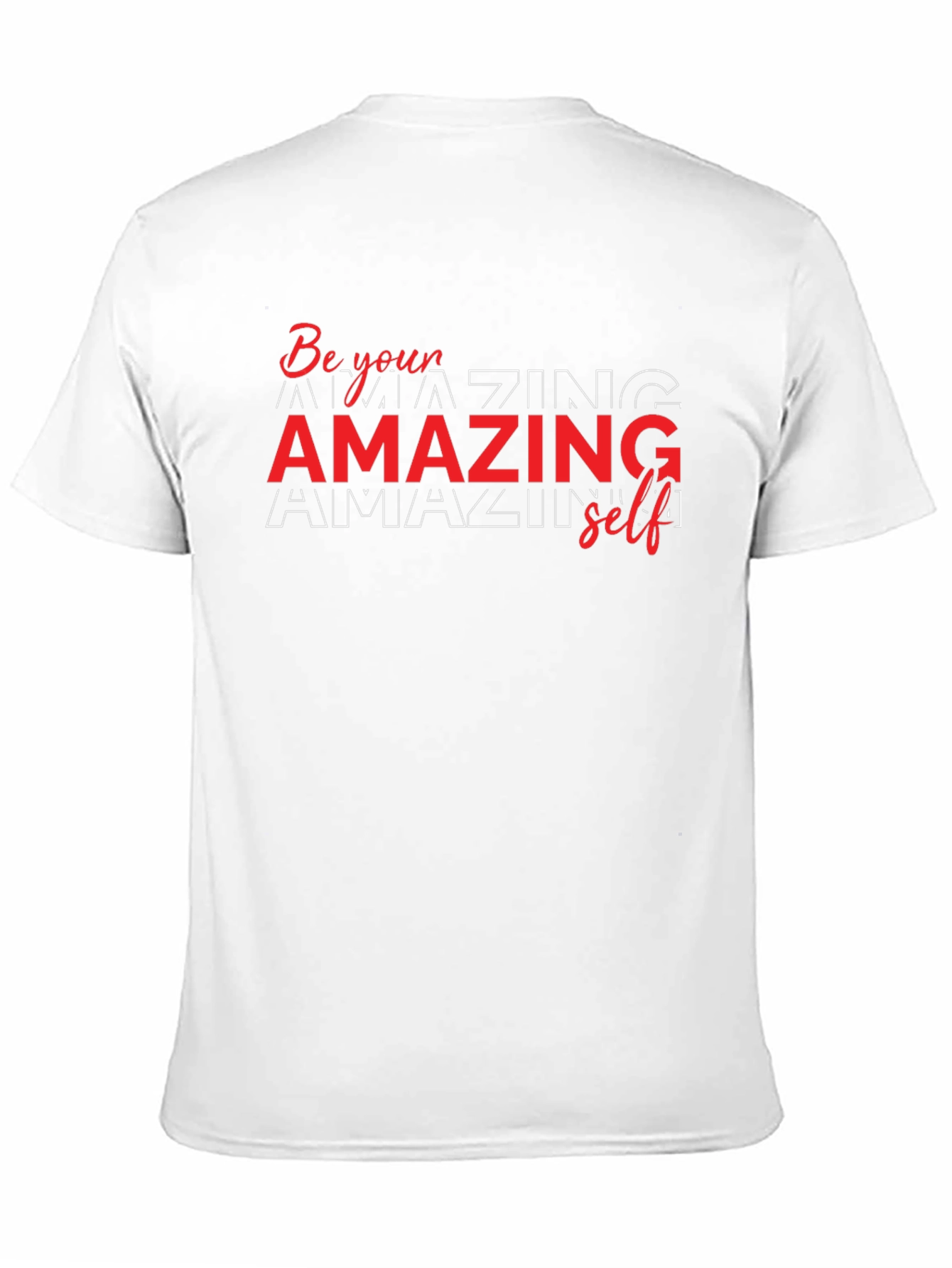 Amazing Self Graphic Tee - Black Cotton T-Shirt