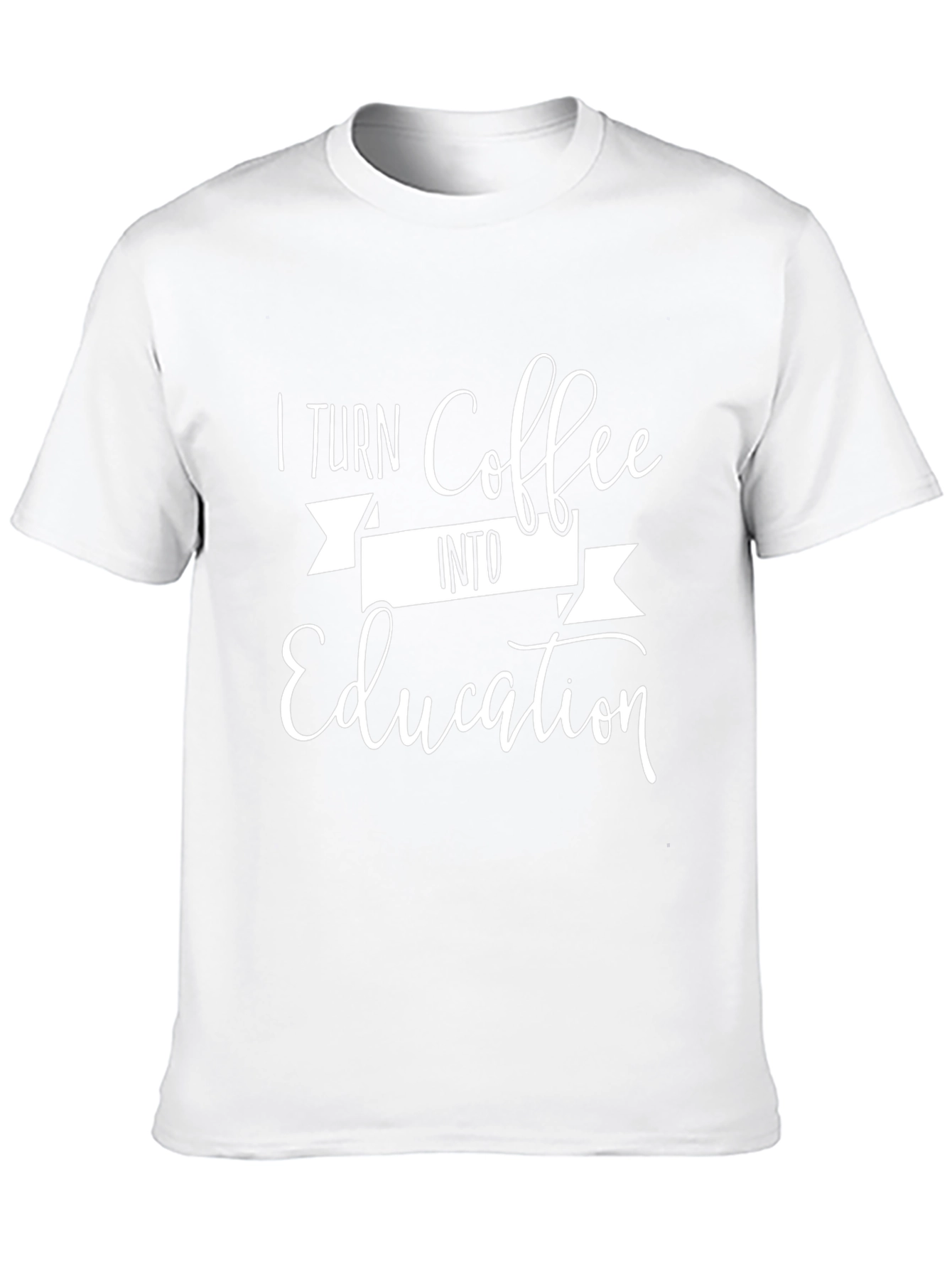 Coffee Lover T-Shirt - I Turn Coffee Into Education