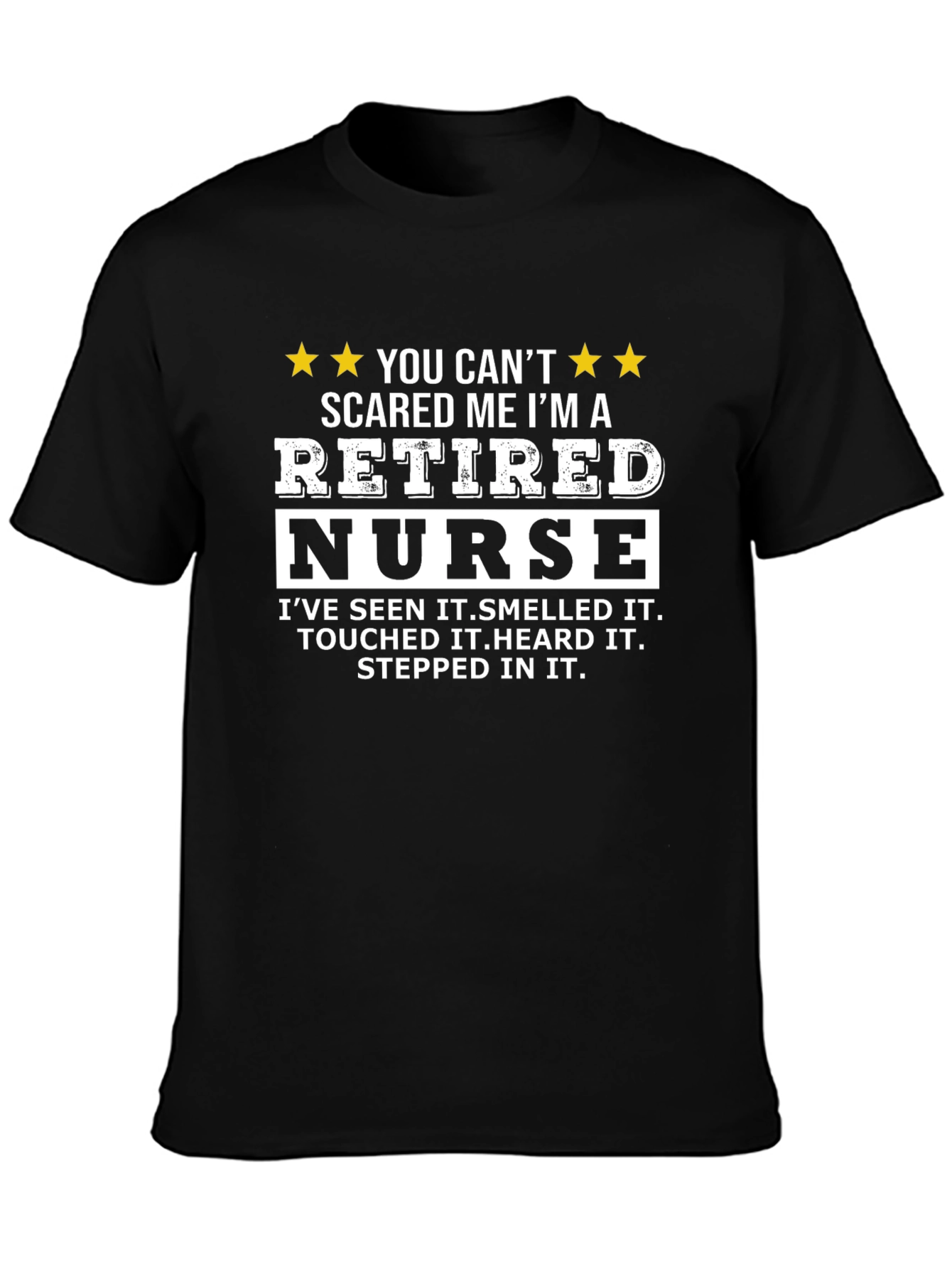Retired Nurse Humor Graphic T-Shirt