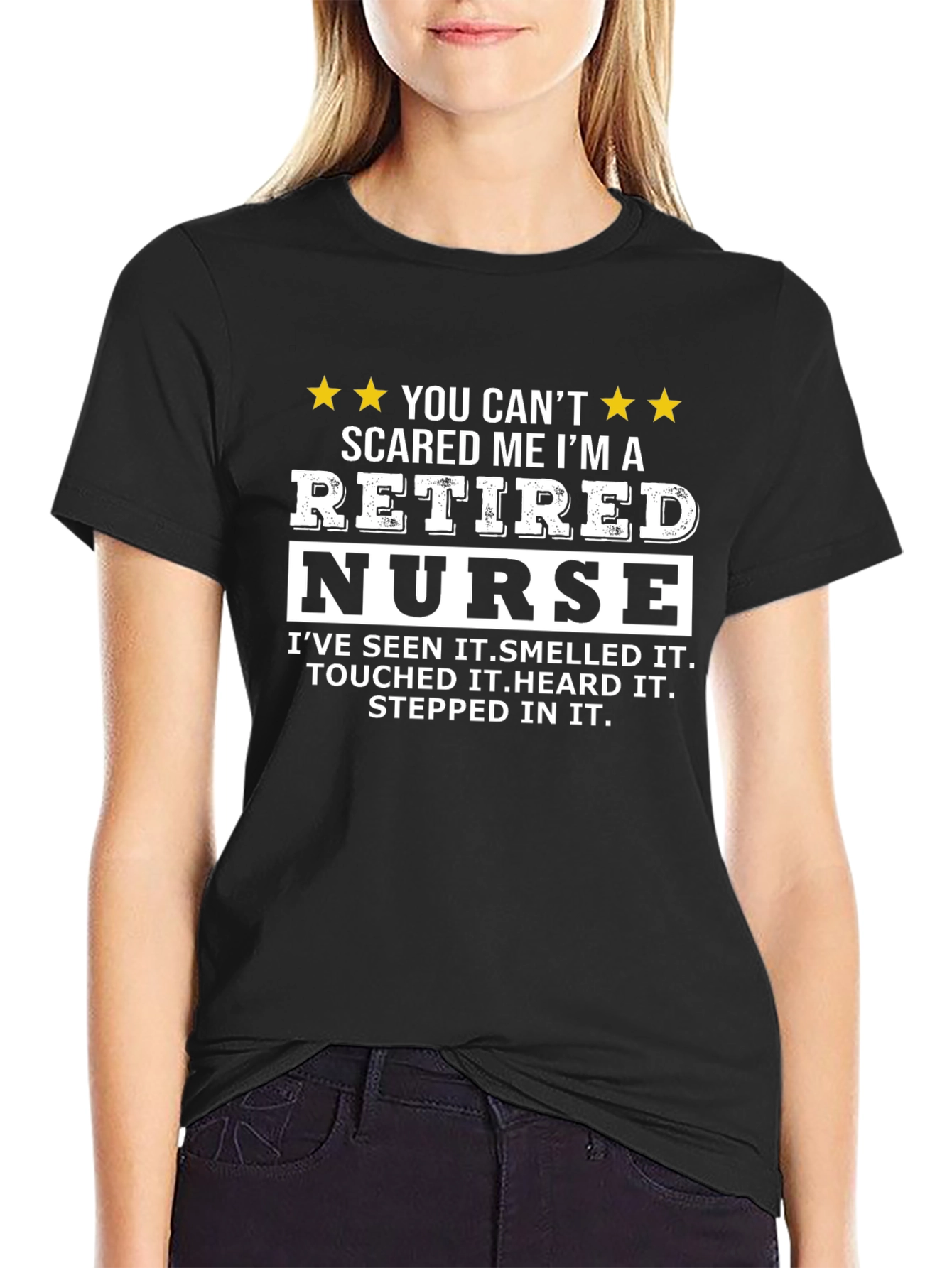 Retired Nurse Humor Graphic T-Shirt