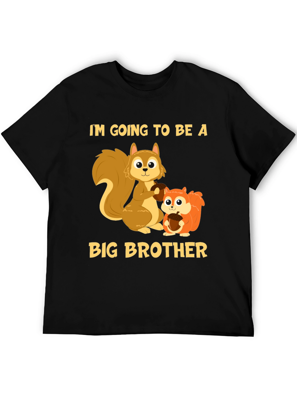 Big Brother Squirrel T-Shirt - Cute Announcement Tee