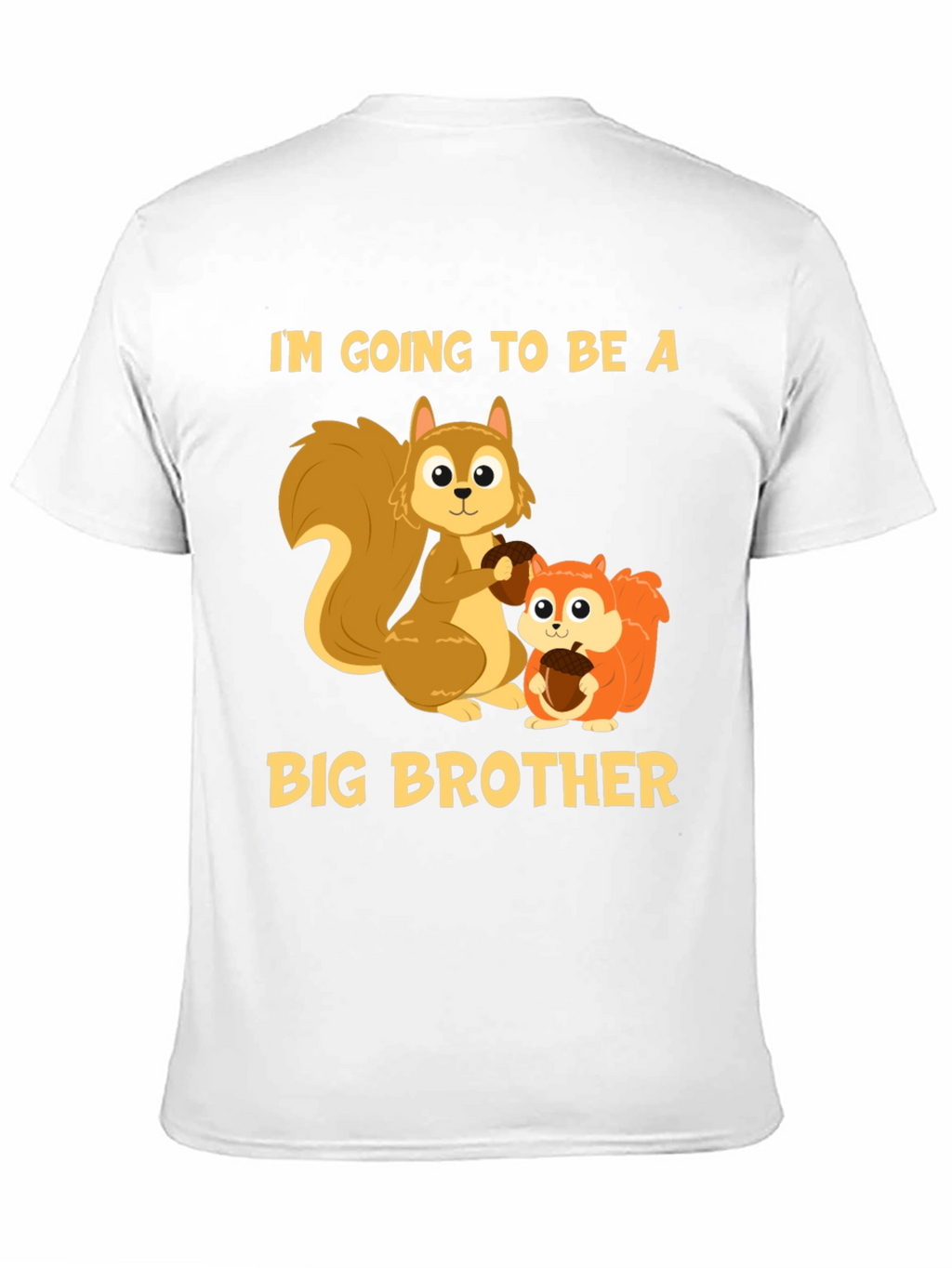 Big Brother Squirrel T-Shirt - Cute Announcement Tee
