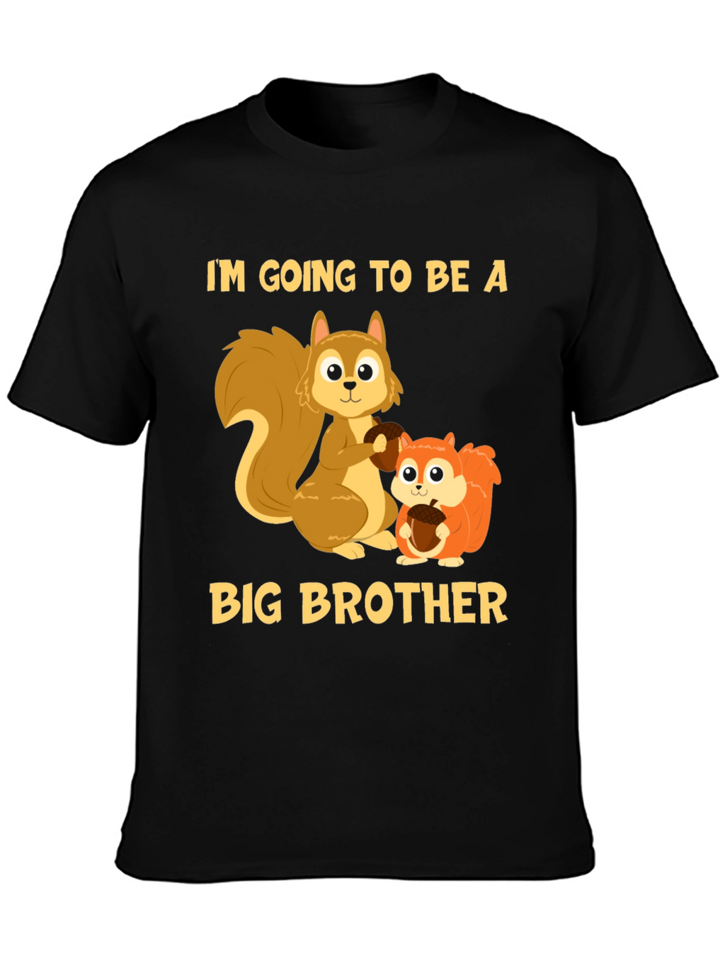 Big Brother Squirrel T-Shirt - Cute Announcement Tee