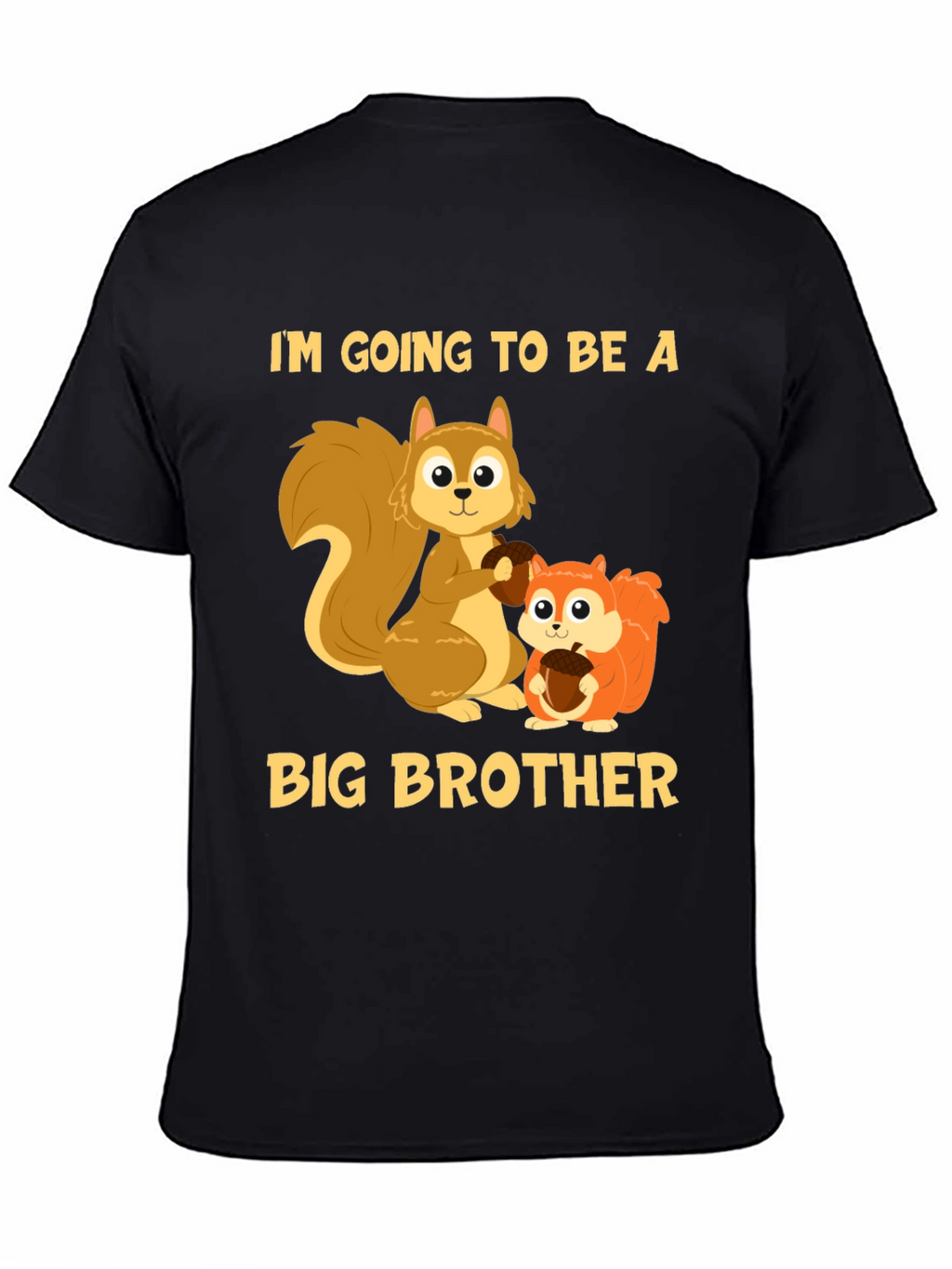 Big Brother Squirrel T-Shirt - Cute Announcement Tee