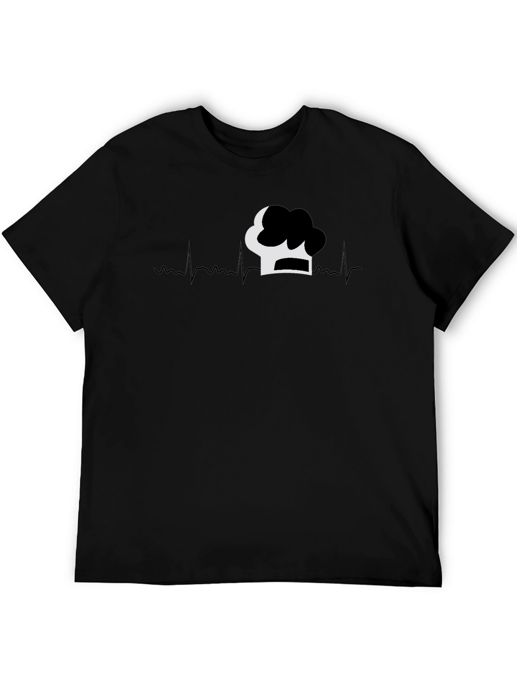 Chefs Life Tee - Heartbeat Chef Hat Graphic T-Shirt