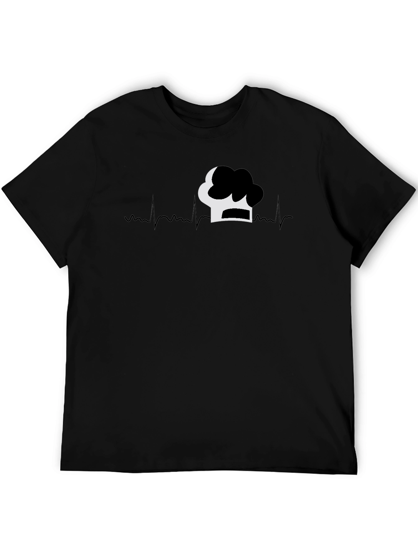 Chefs Life Tee - Heartbeat Chef Hat Graphic T-Shirt
