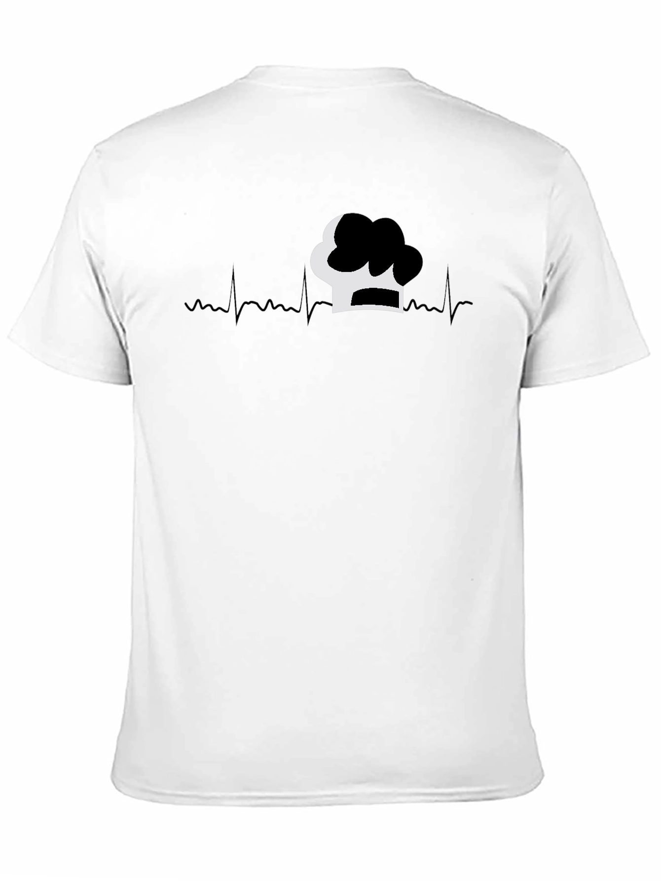 Chefs Life Tee - Heartbeat Chef Hat Graphic T-Shirt