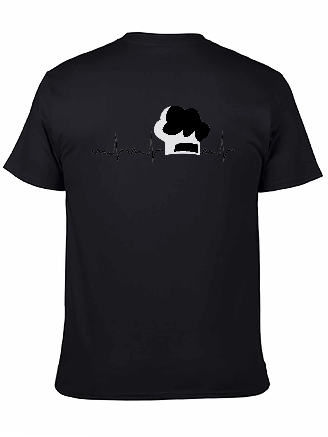 Chefs Life Tee - Heartbeat Chef Hat Graphic T-Shirt