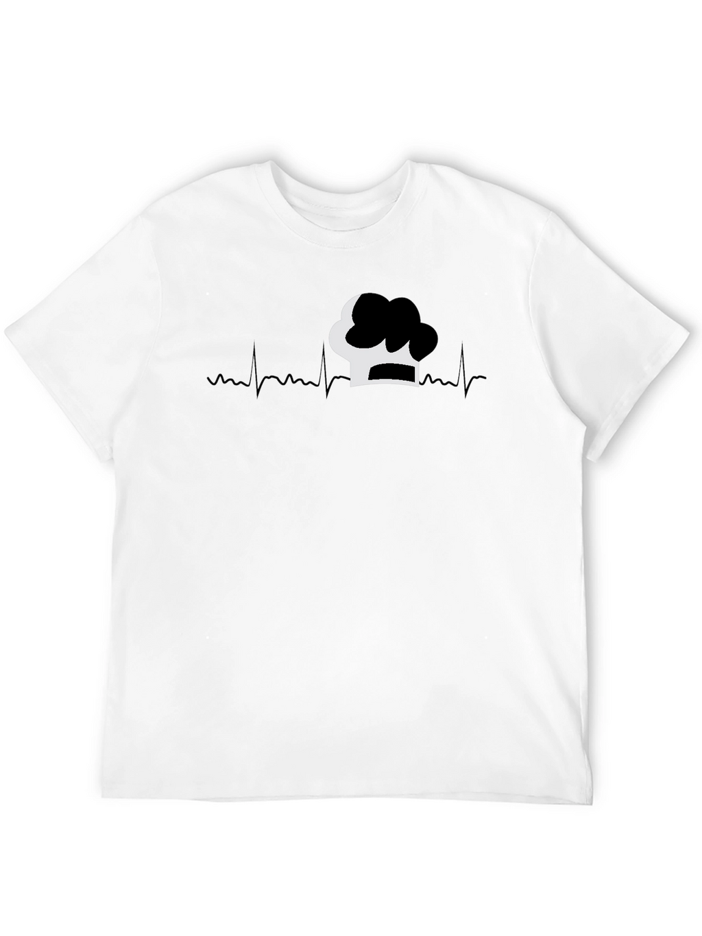 Chefs Life Tee - Heartbeat Chef Hat Graphic T-Shirt