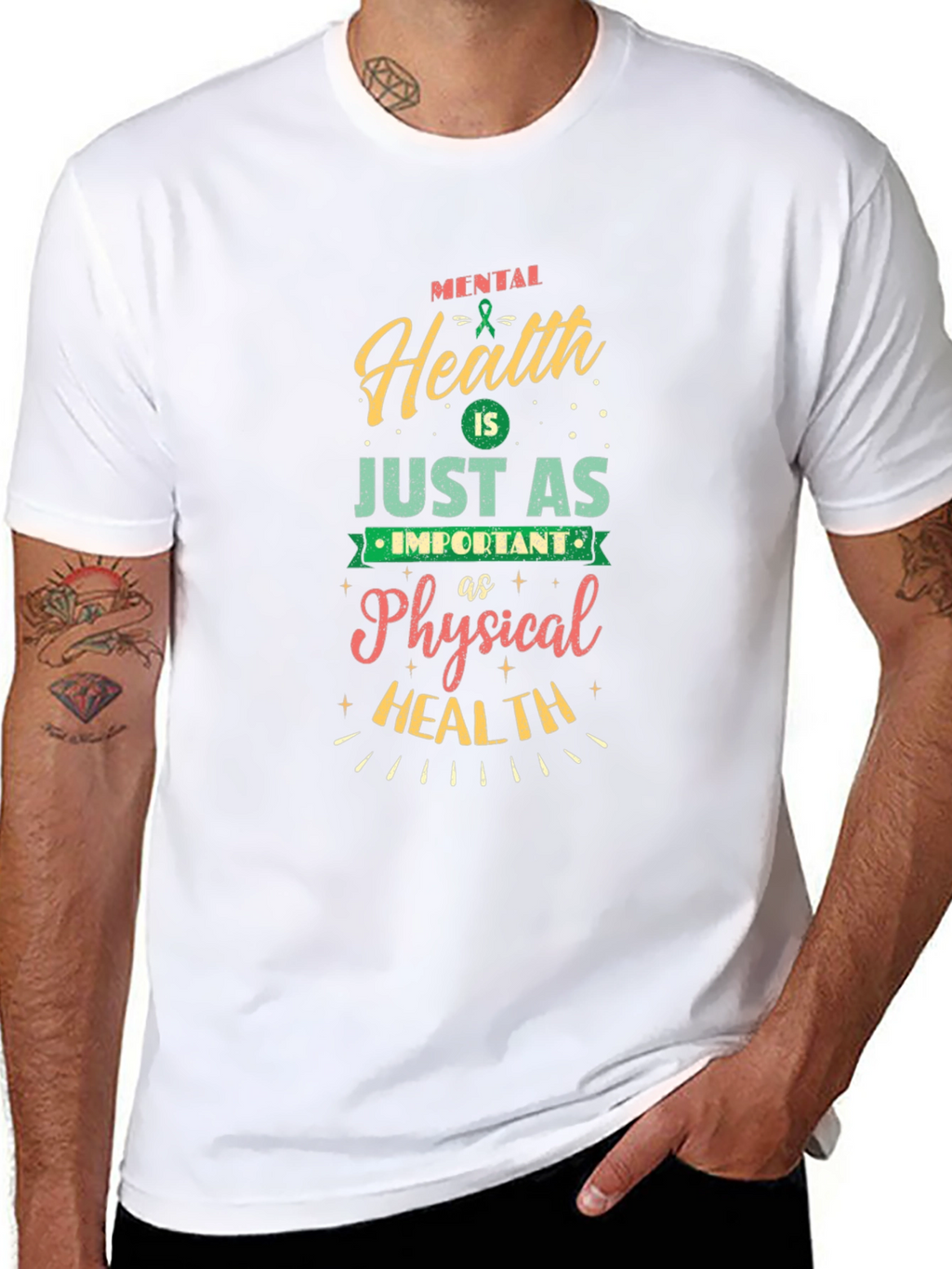 Mental Health Awareness Graphic T-Shirt