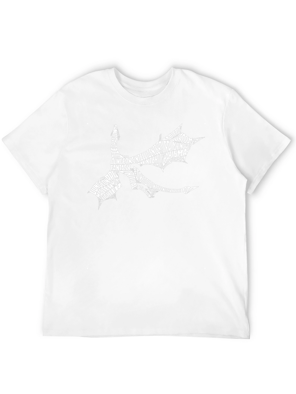 Dungeons & Dragons Typography Dragon T-Shirt