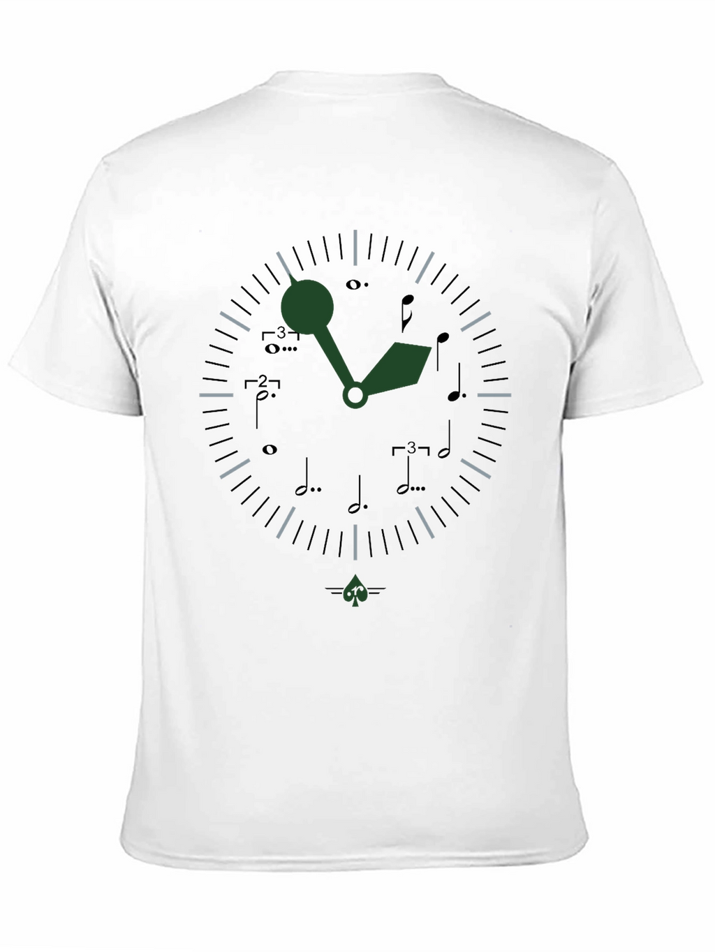Musical Time T-Shirt - Unique Clock Design
