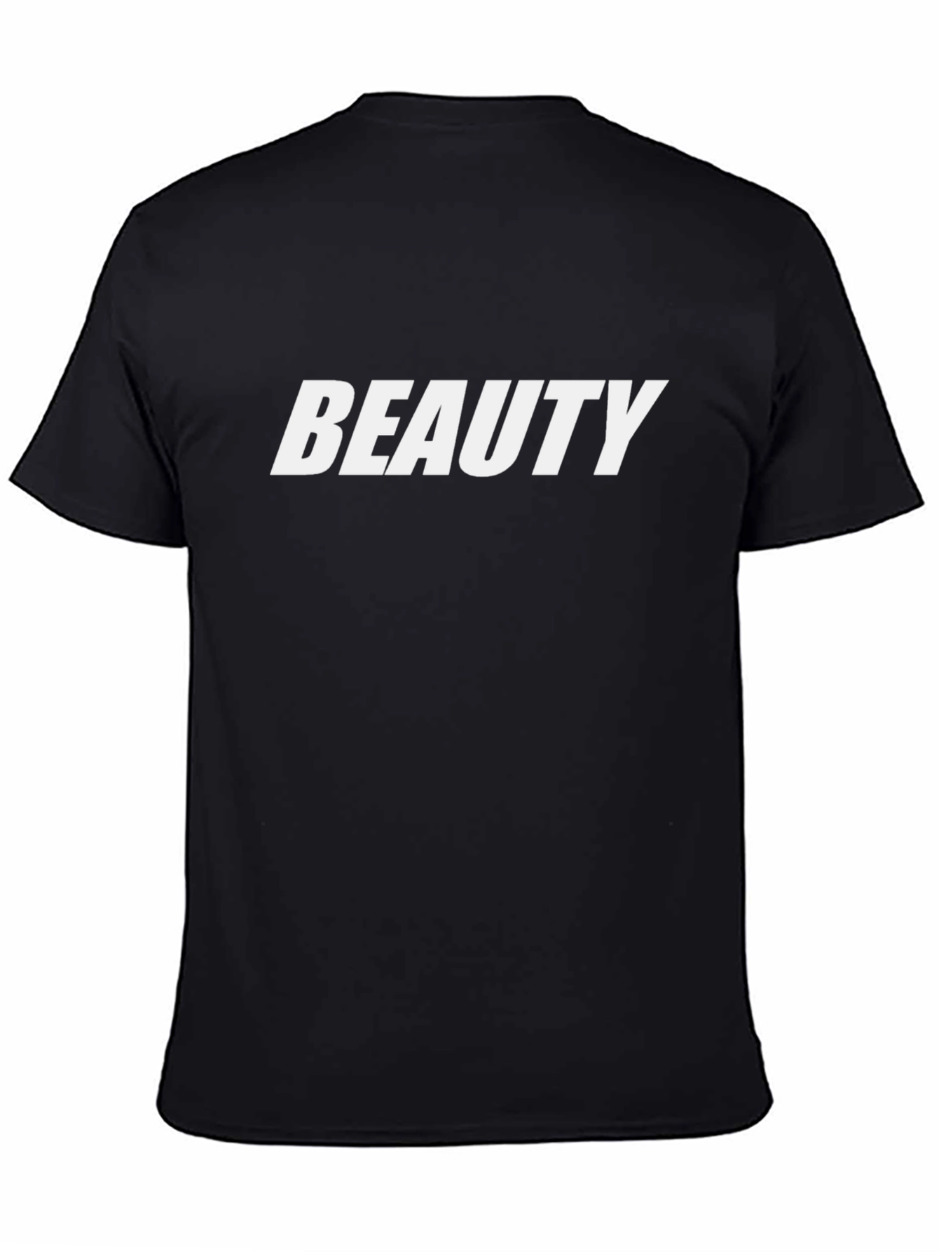 Beauty Graphic Tee - Black Short Sleeve