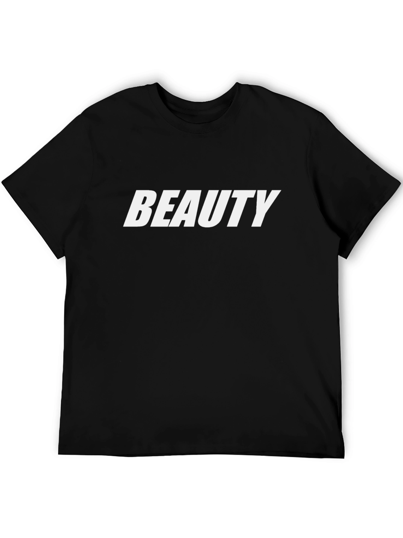 Beauty Graphic Tee - Black Short Sleeve