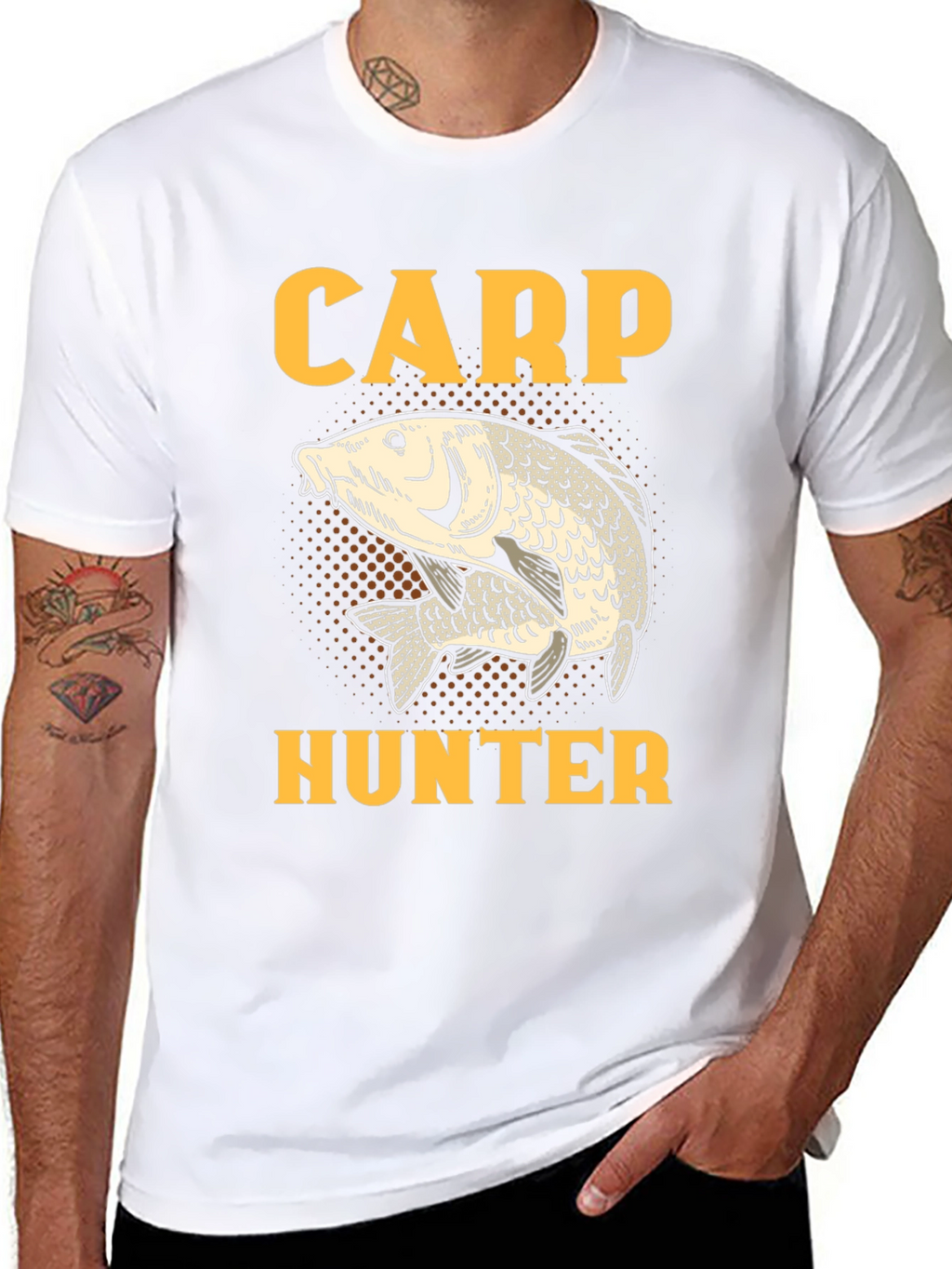 Carp Hunter Graphic Tee - Fishing Enthusiast T-Shirt