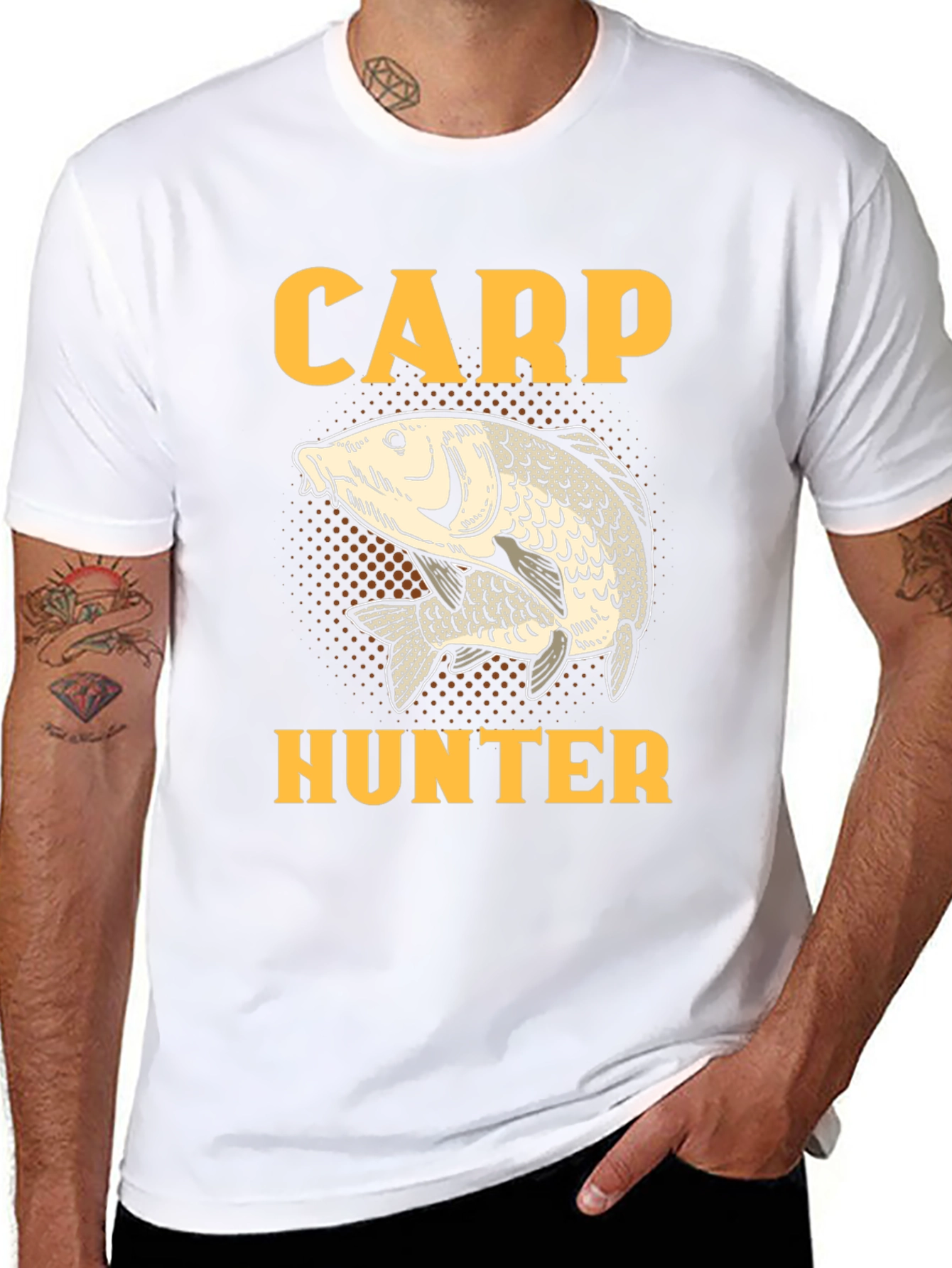 Carp Hunter Graphic Tee - Fishing Enthusiast T-Shirt