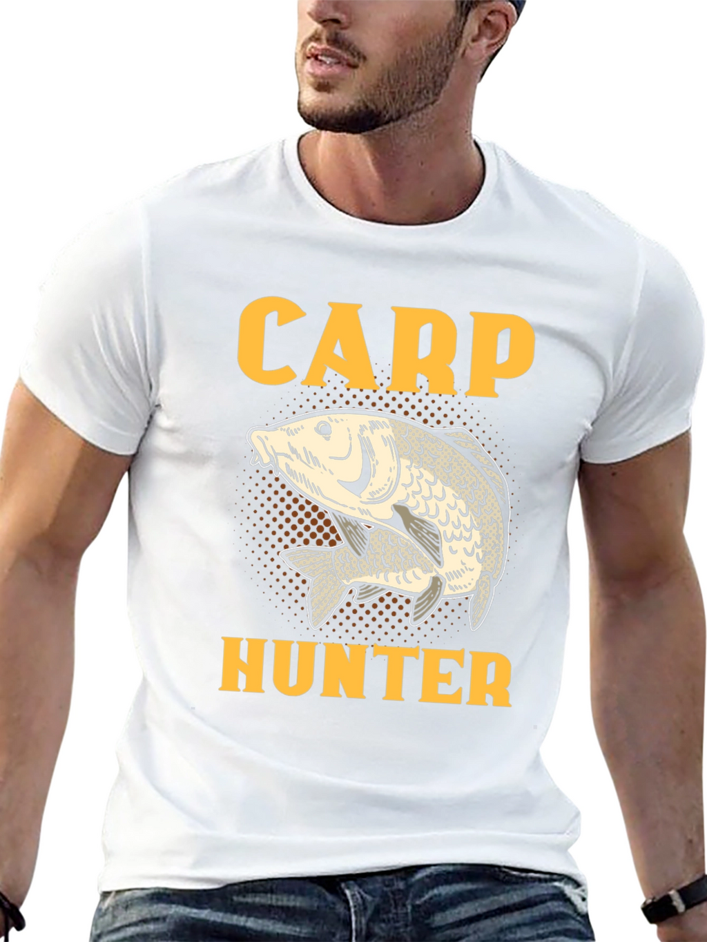 Carp Hunter Graphic Tee - Fishing Enthusiast T-Shirt