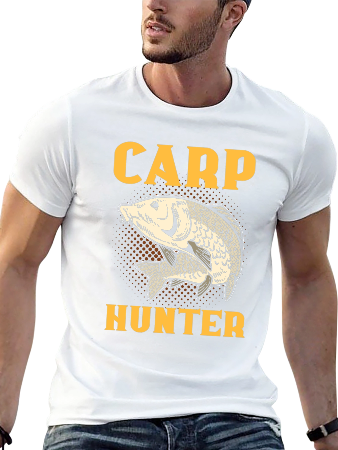 Carp Hunter Graphic Tee - Fishing Enthusiast T-Shirt