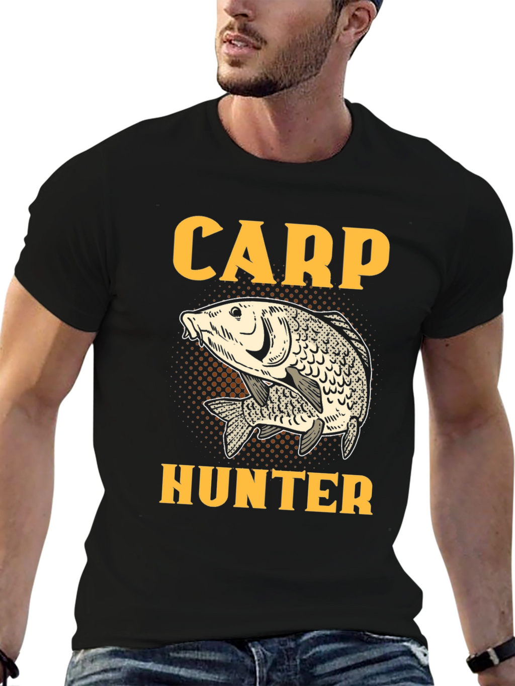 Carp Hunter Graphic Tee - Fishing Enthusiast T-Shirt