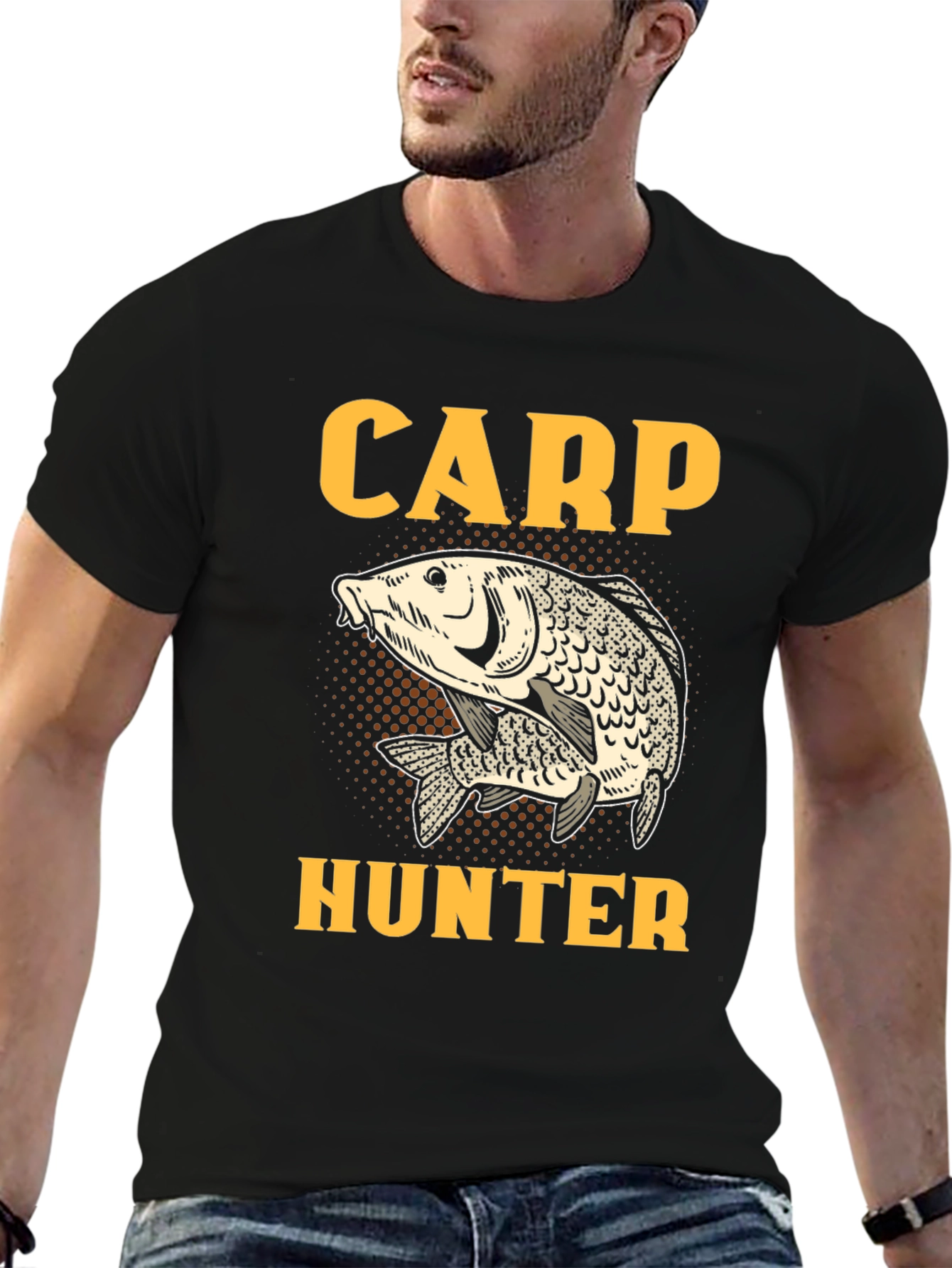 Carp Hunter Graphic Tee - Fishing Enthusiast T-Shirt