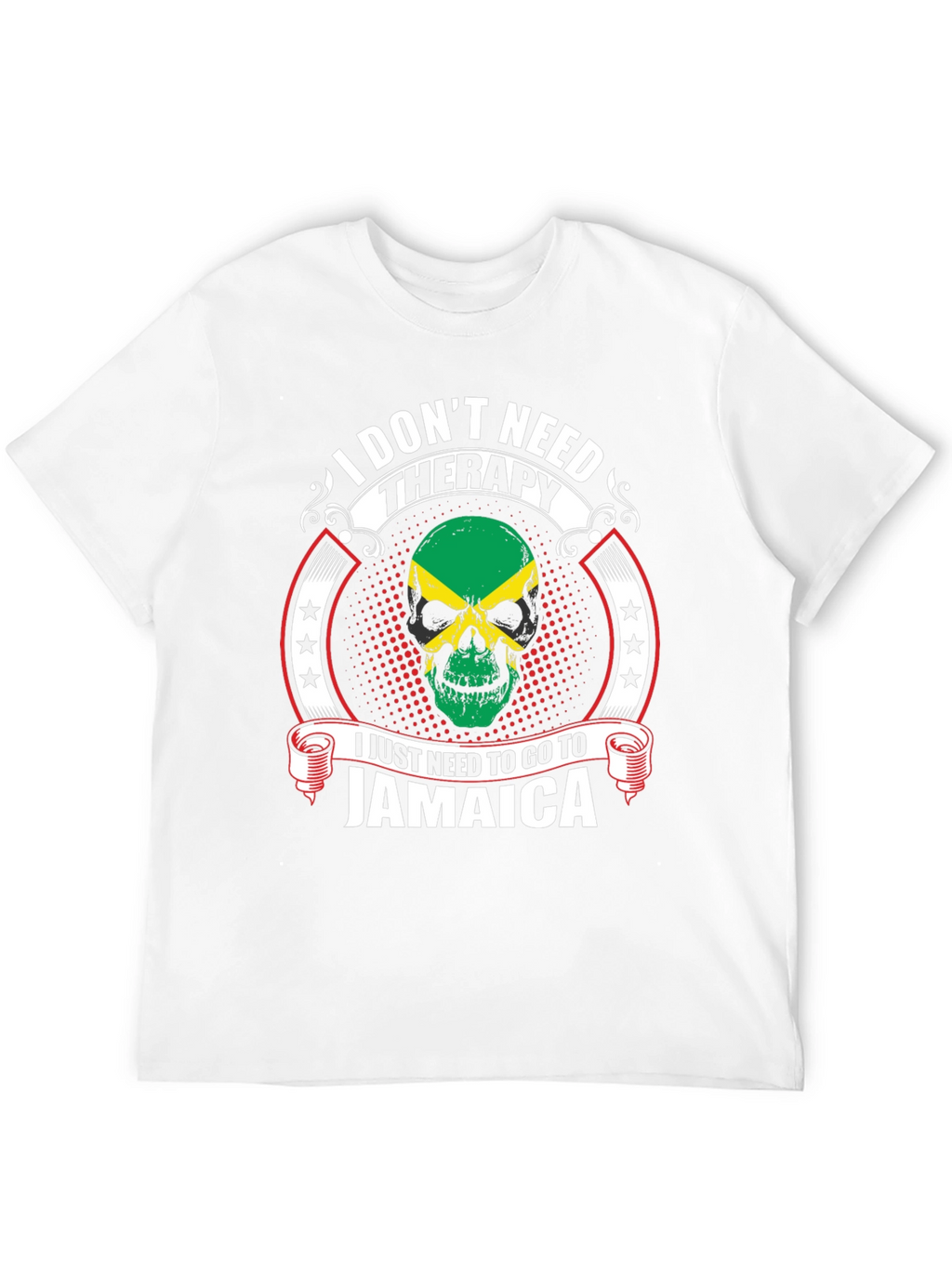 Jamaica Therapy Graphic T-Shirt - Caribbean Vacation Tee