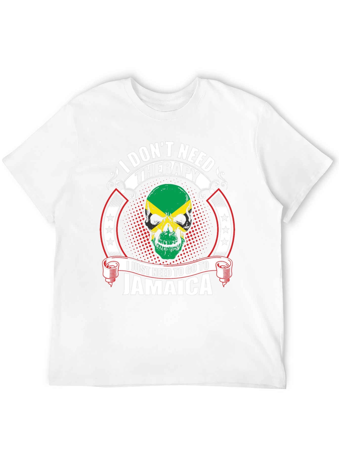 Jamaica Therapy Graphic T-Shirt - Caribbean Vacation Tee