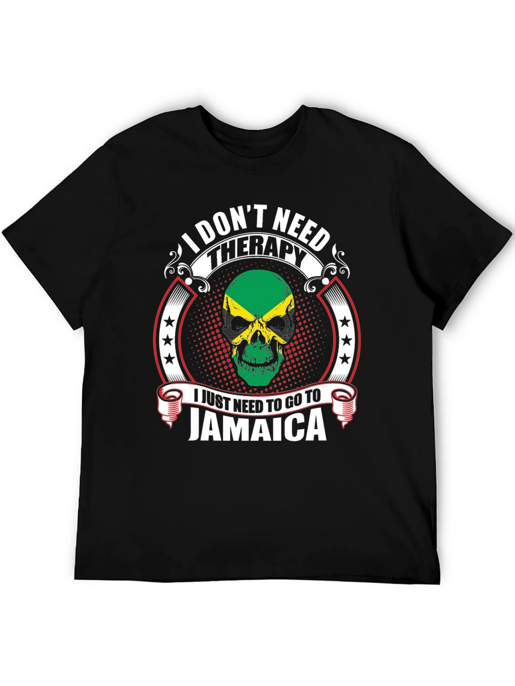 Jamaica Therapy Graphic T-Shirt - Caribbean Vacation Tee